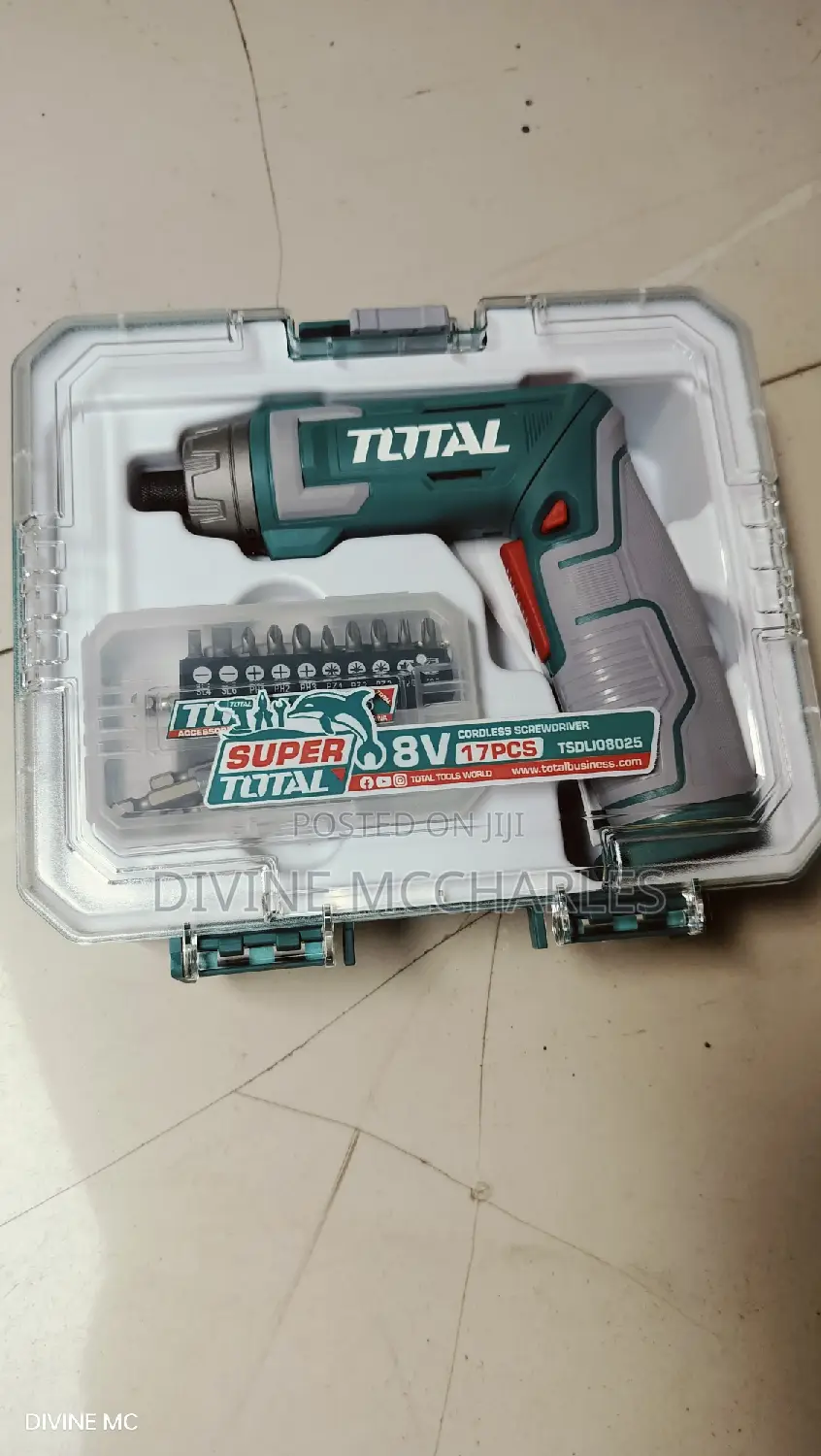Total Li-Ion Cordless Screwdriver 8V TSDLI08025
