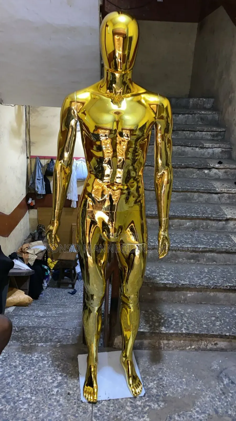 New Design Male Golden Mannequin