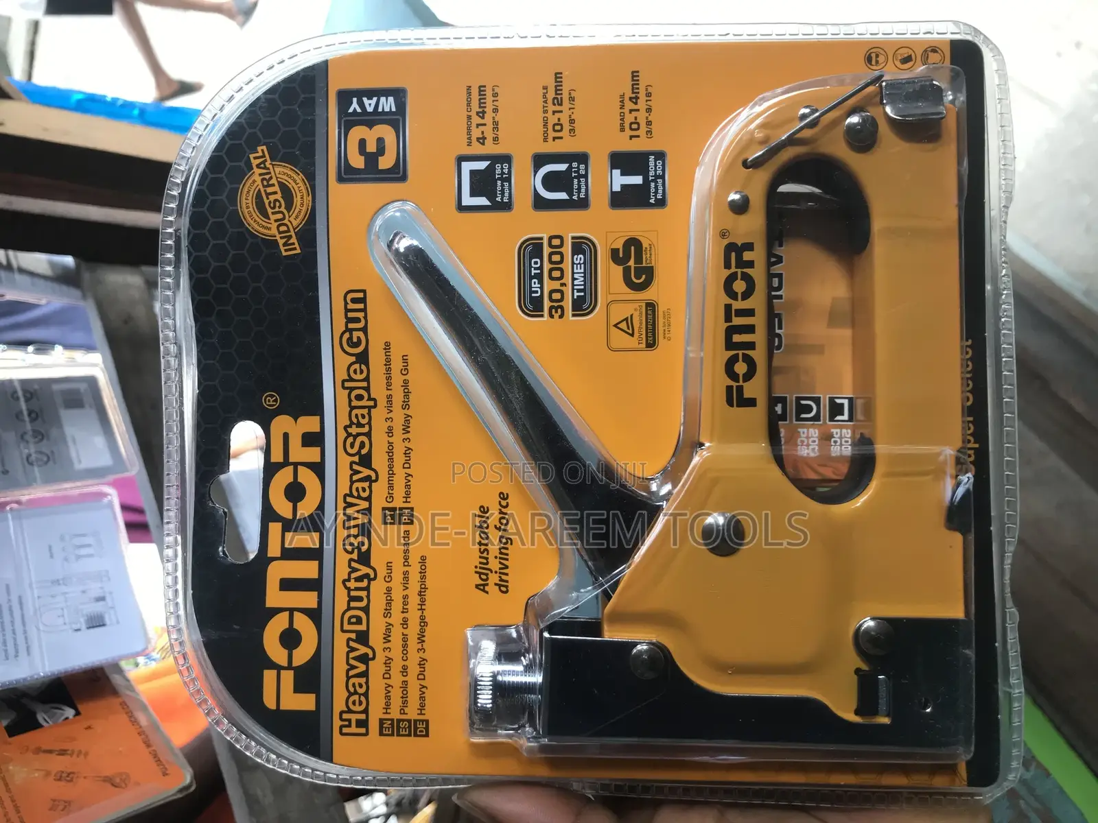Industrial 3way Staple Gun Heavy Duty