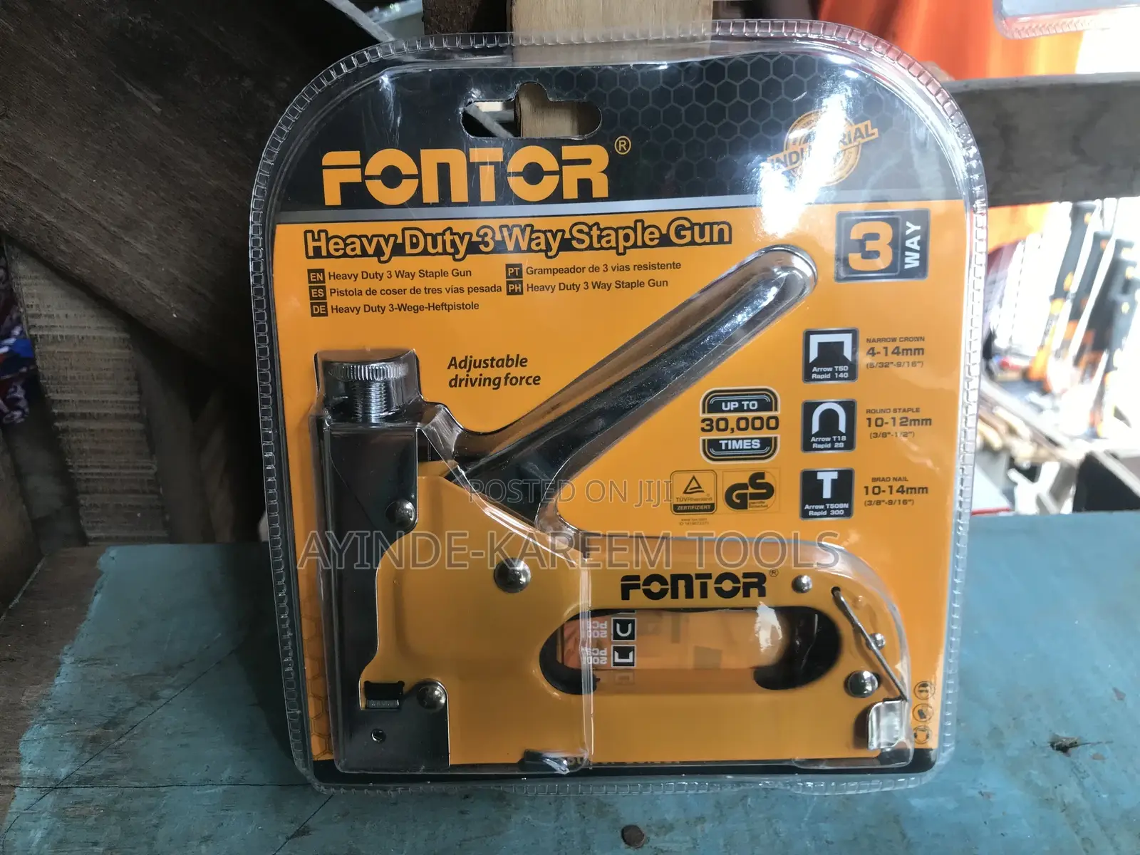 Industrial 3way Staple Gun Heavy Duty