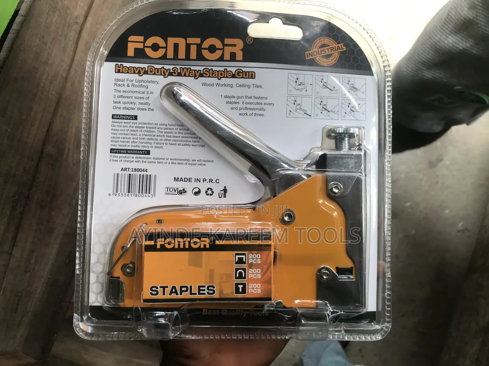 Industrial 3way Staple Gun Heavy Duty