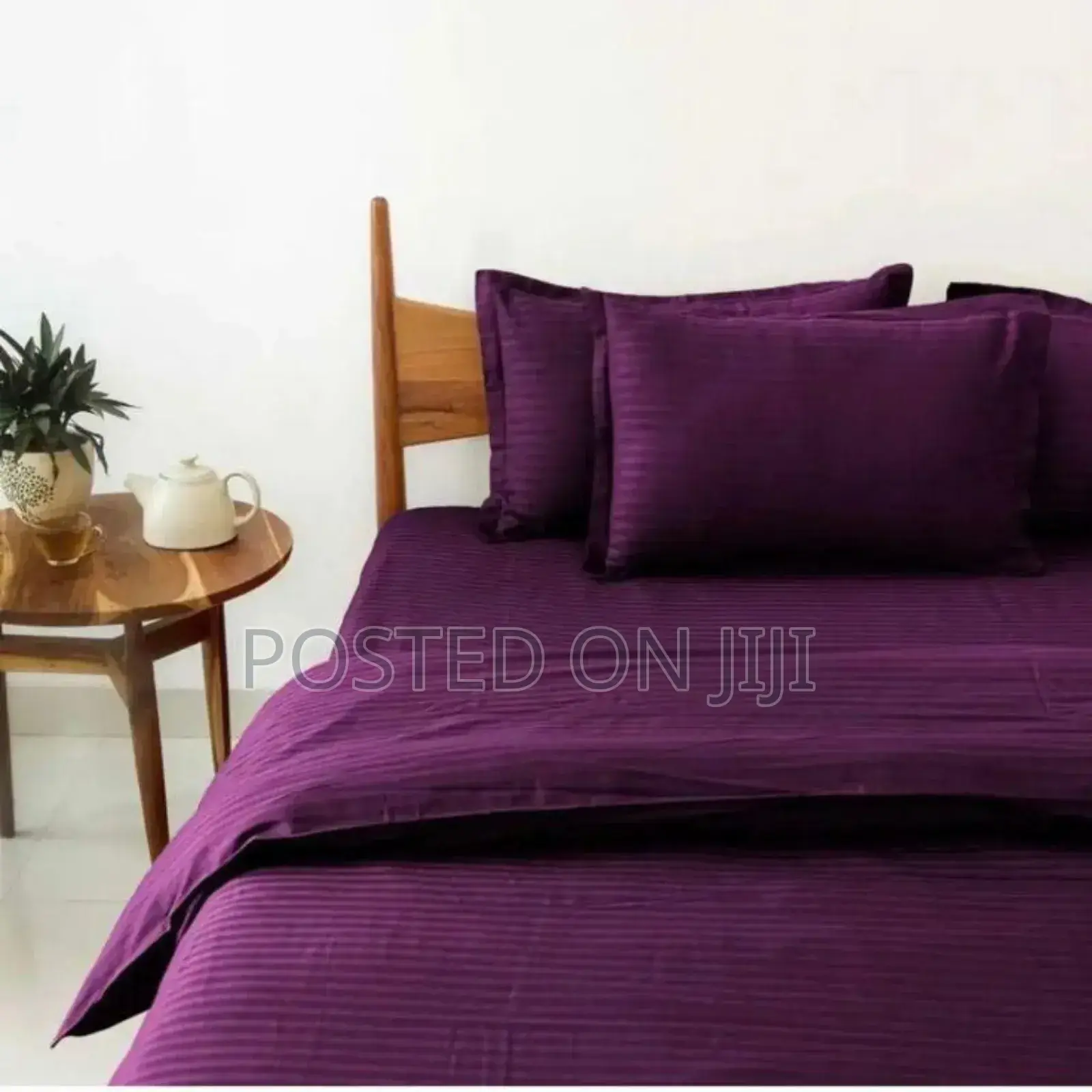 America Stripped Plain Duvet
