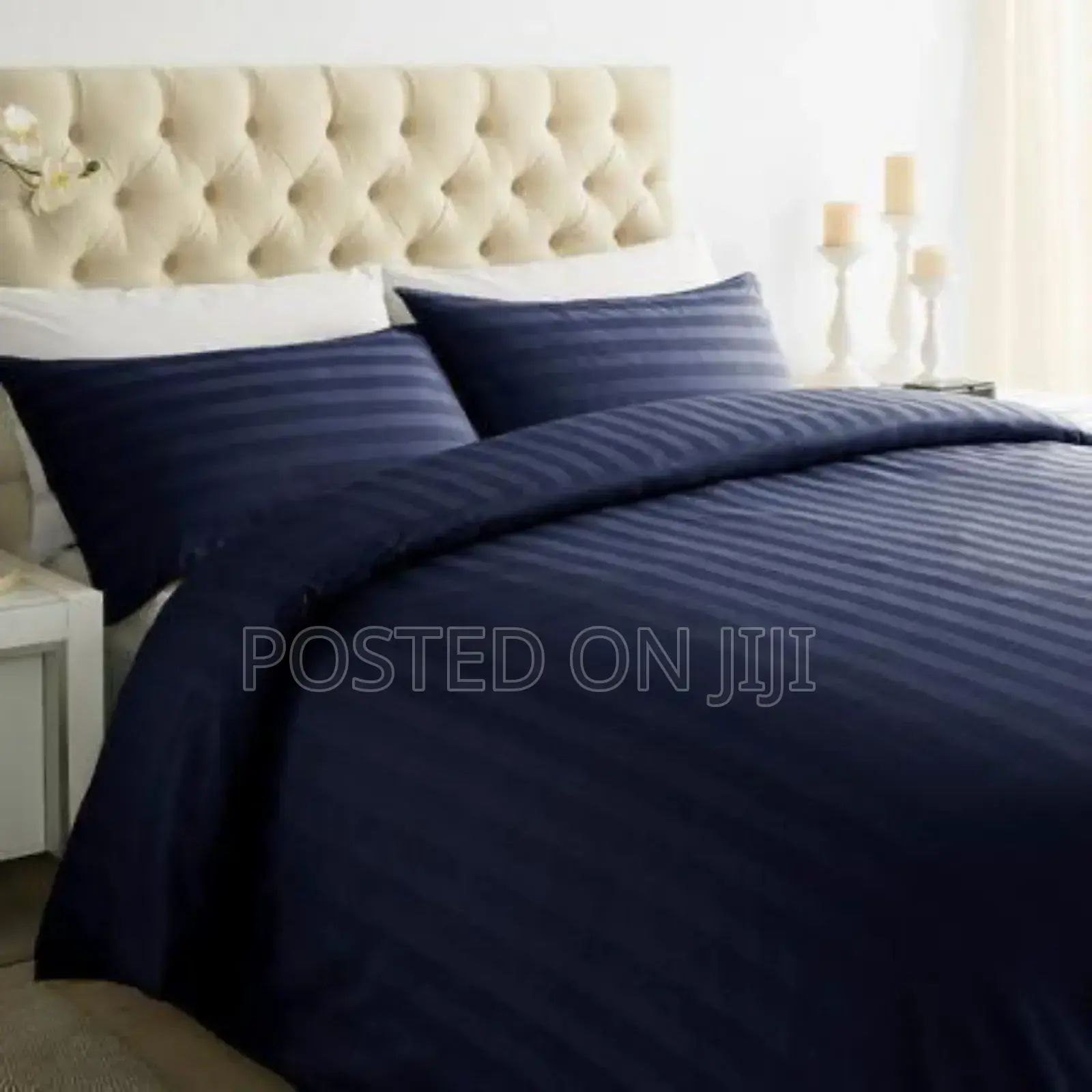 America Stripped Plain Duvet