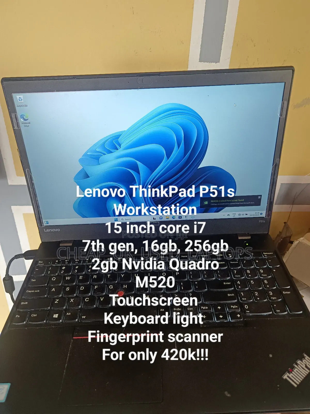 Laptop Lenovo ThinkPad P51s 16GB Intel Core I7 SSD 256GB