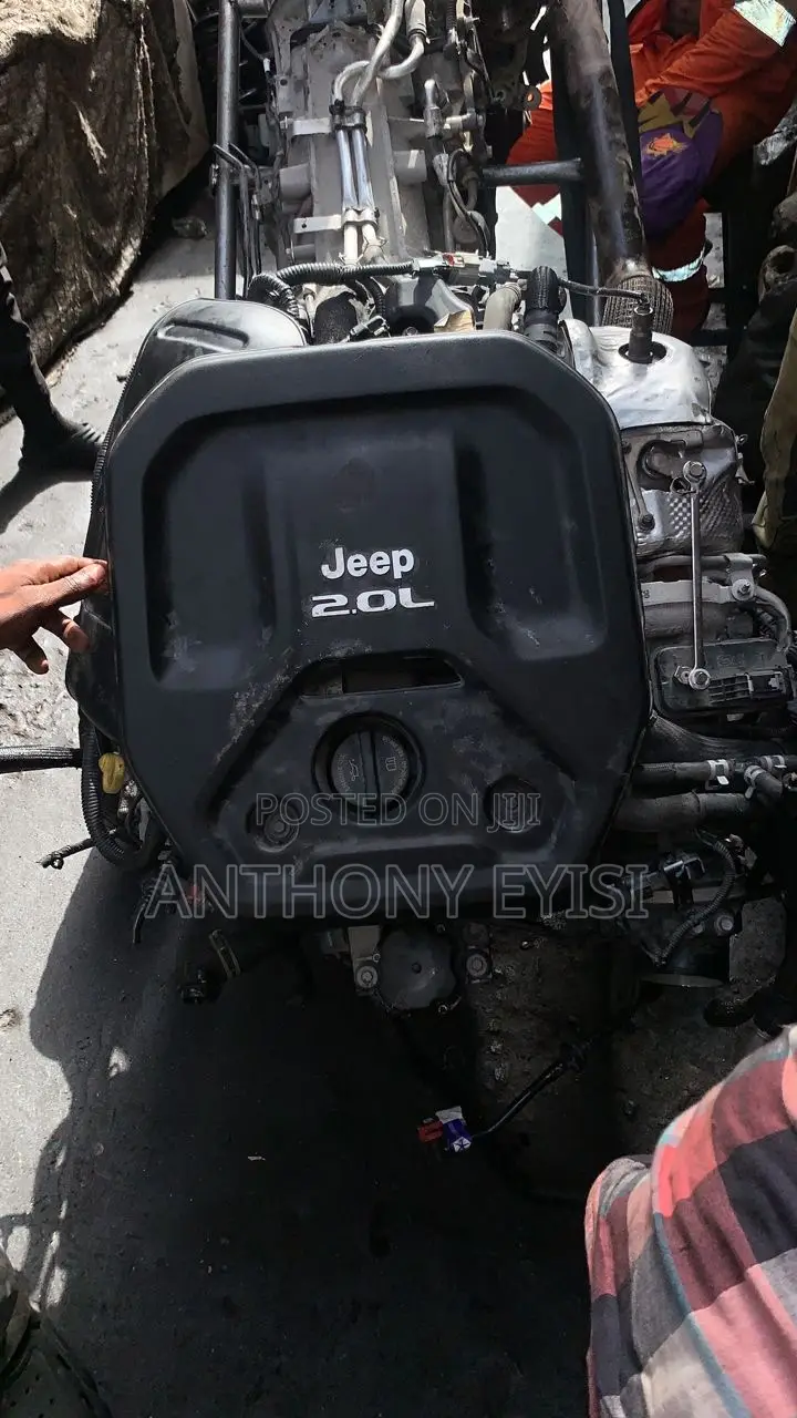 Engine and Box Jeep Wrangler With Turbo Charger 2.0L 2020