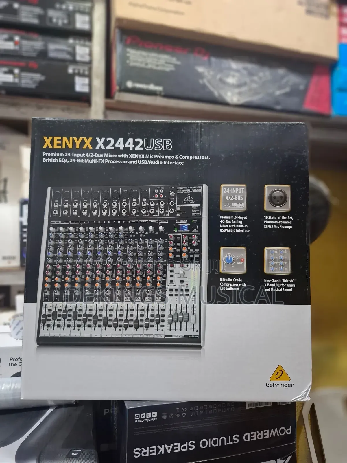 Behringer 24 Channels Mixer Xenyx Usb/Audio Interface