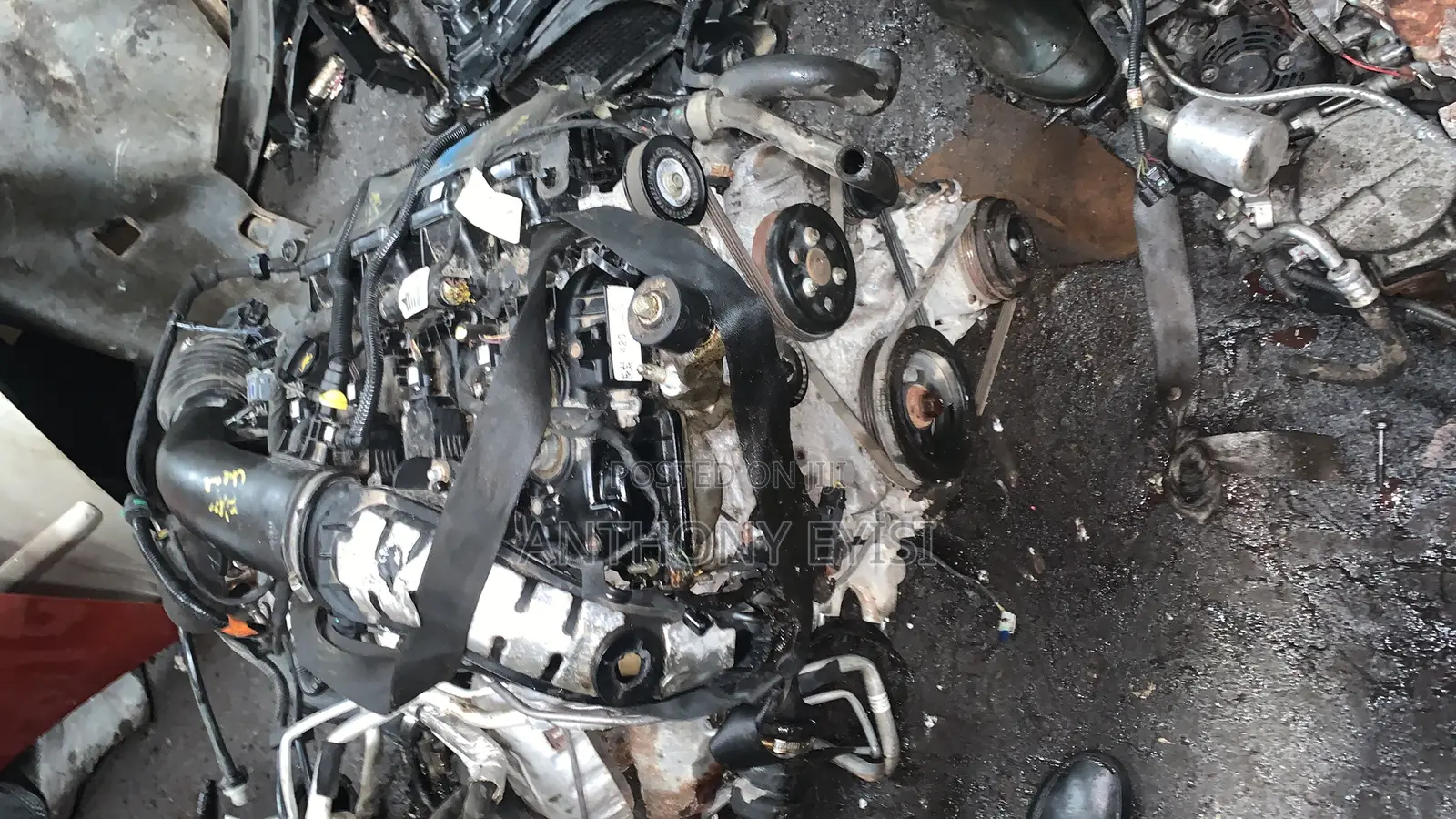 Engine and Gear Box Ford Escape With Turbo Charger 2.0L 2015