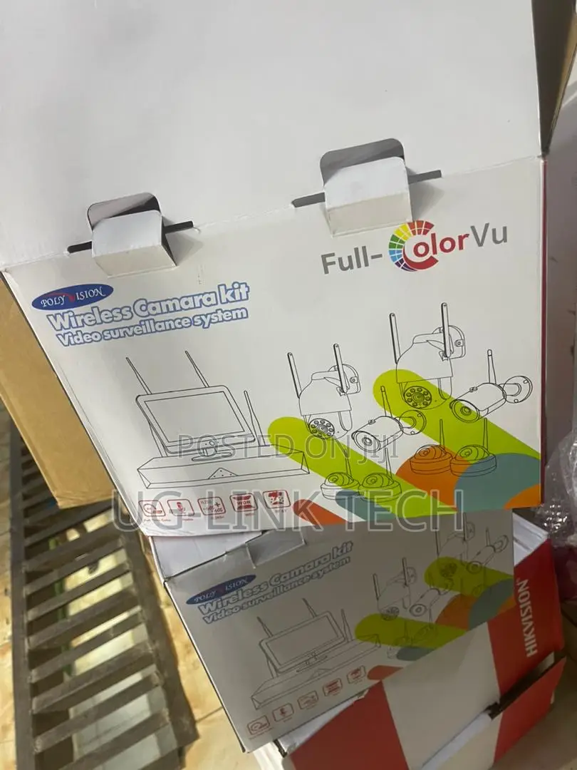 8 Channels CCTV Wireless Combo Kit With Audio and Full Color
