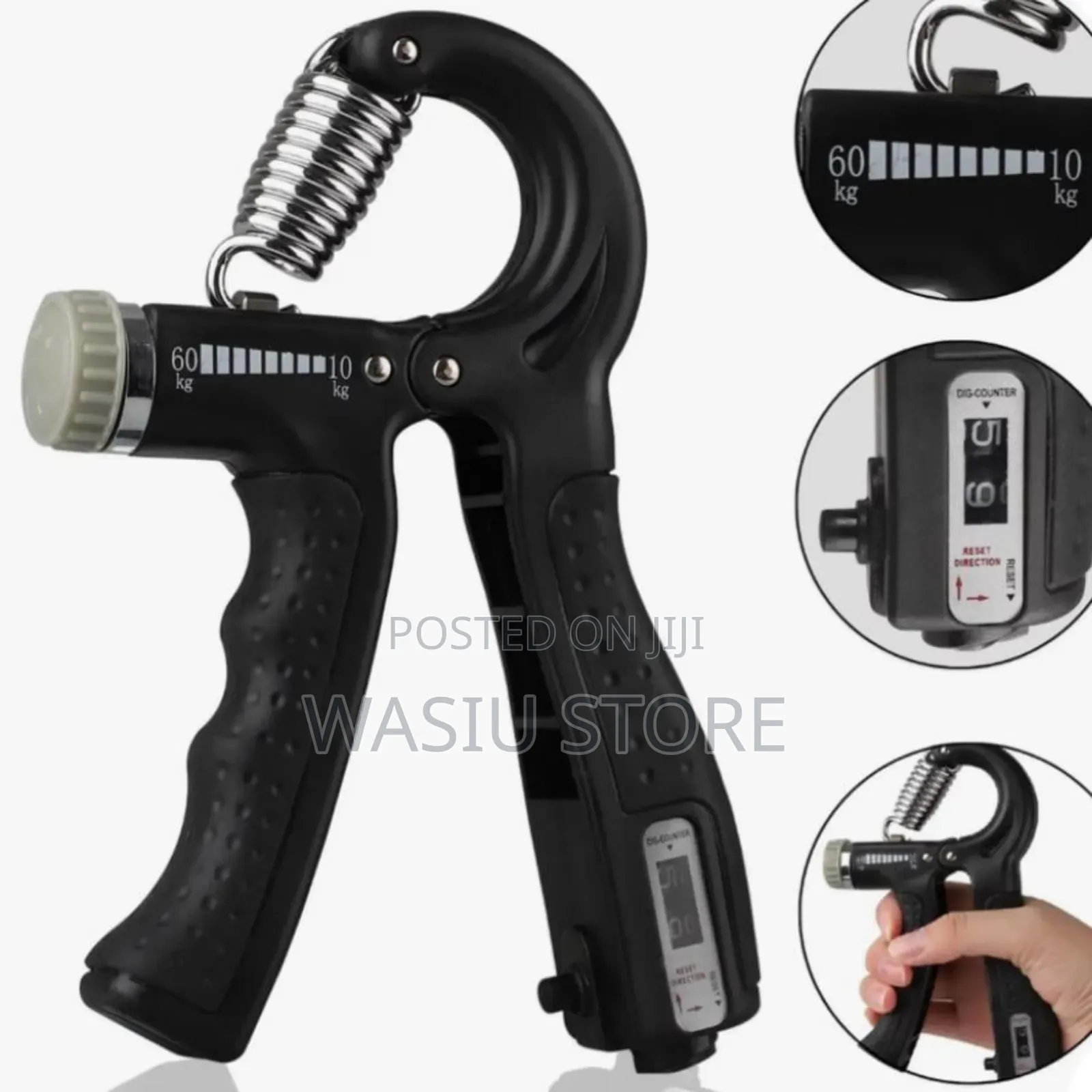 Hand Grip Exerciser Adjustable Strength Workout Grip