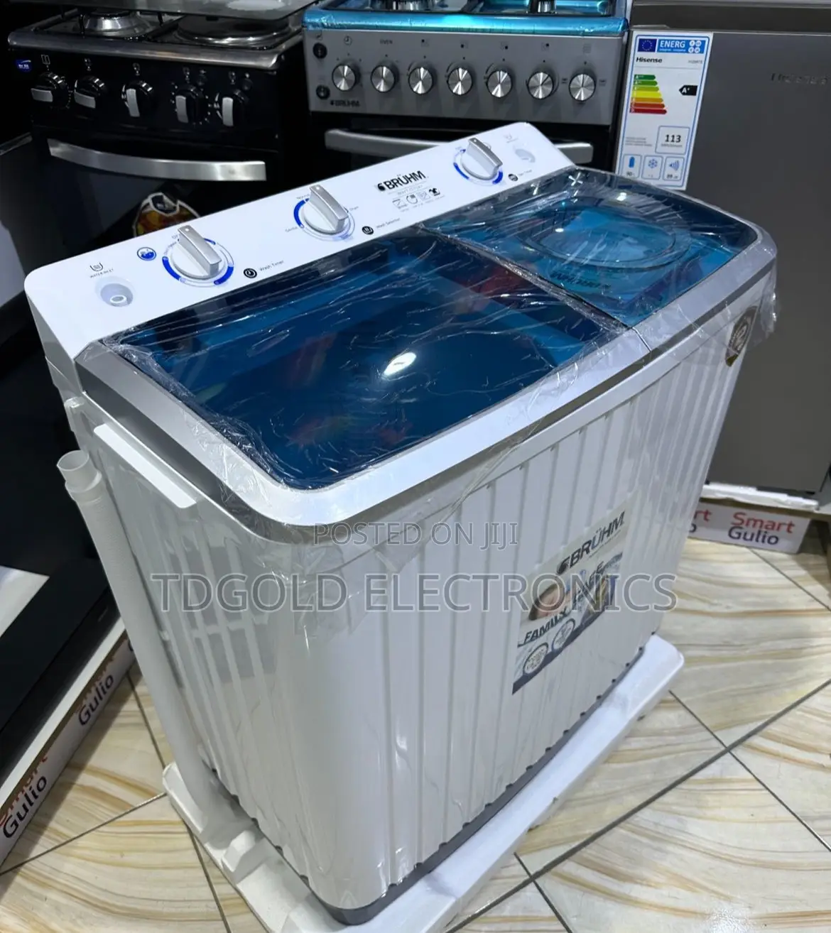 7kg Twin Tub Semi Automatic,Classical Design