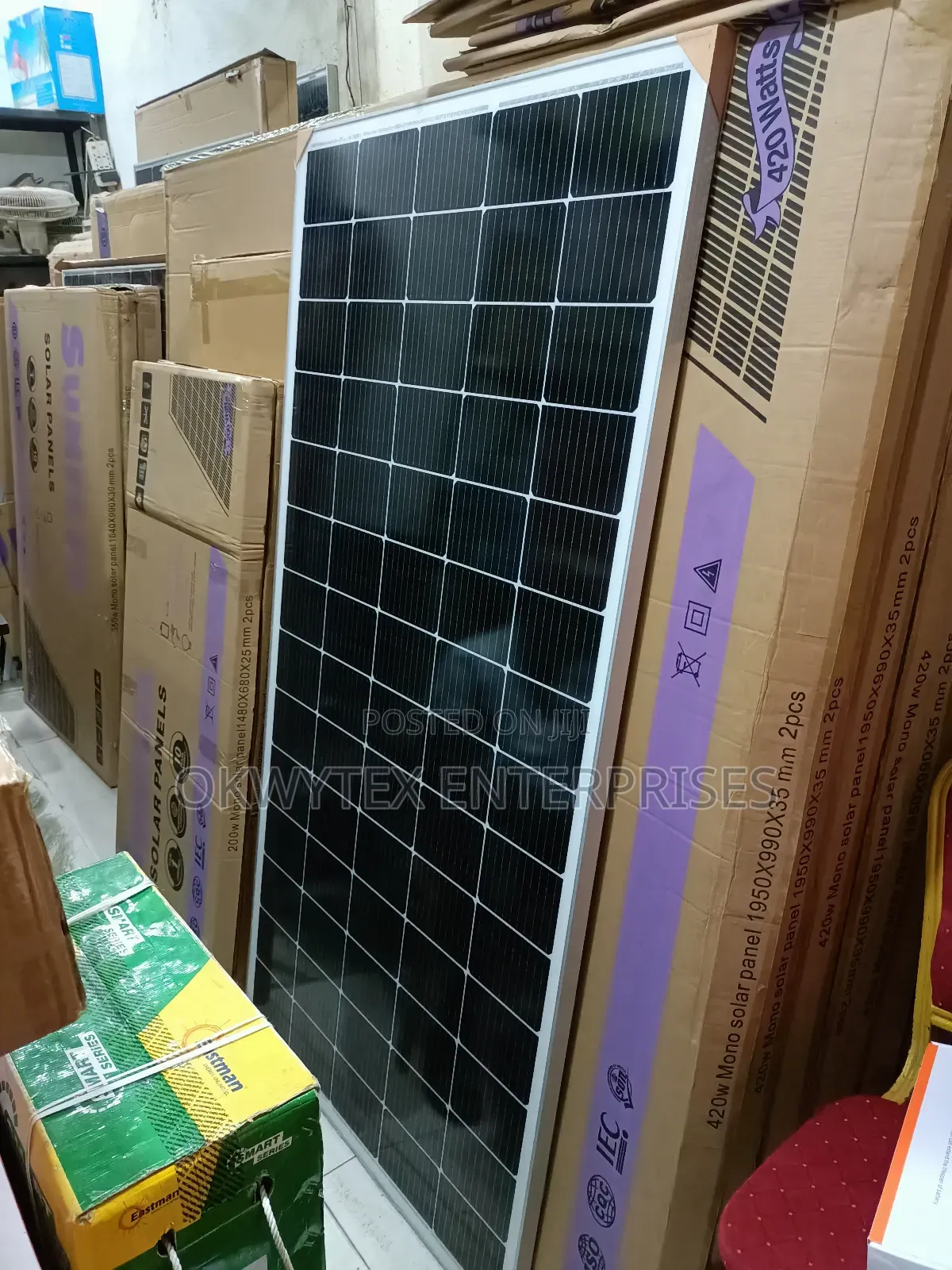 420watts Flames Mono Solar Panel