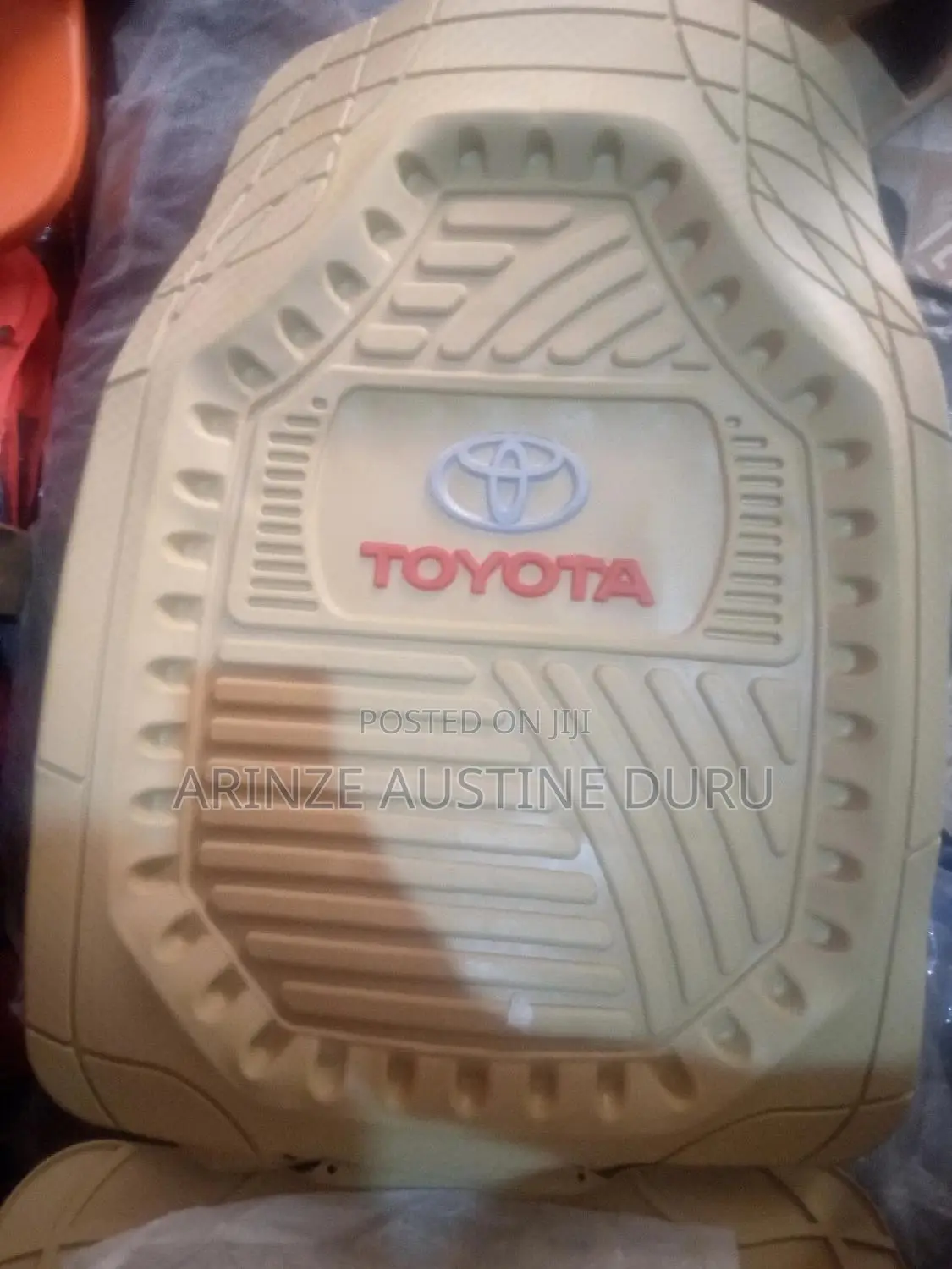 Toyota Cup Floor Mat Milk Color