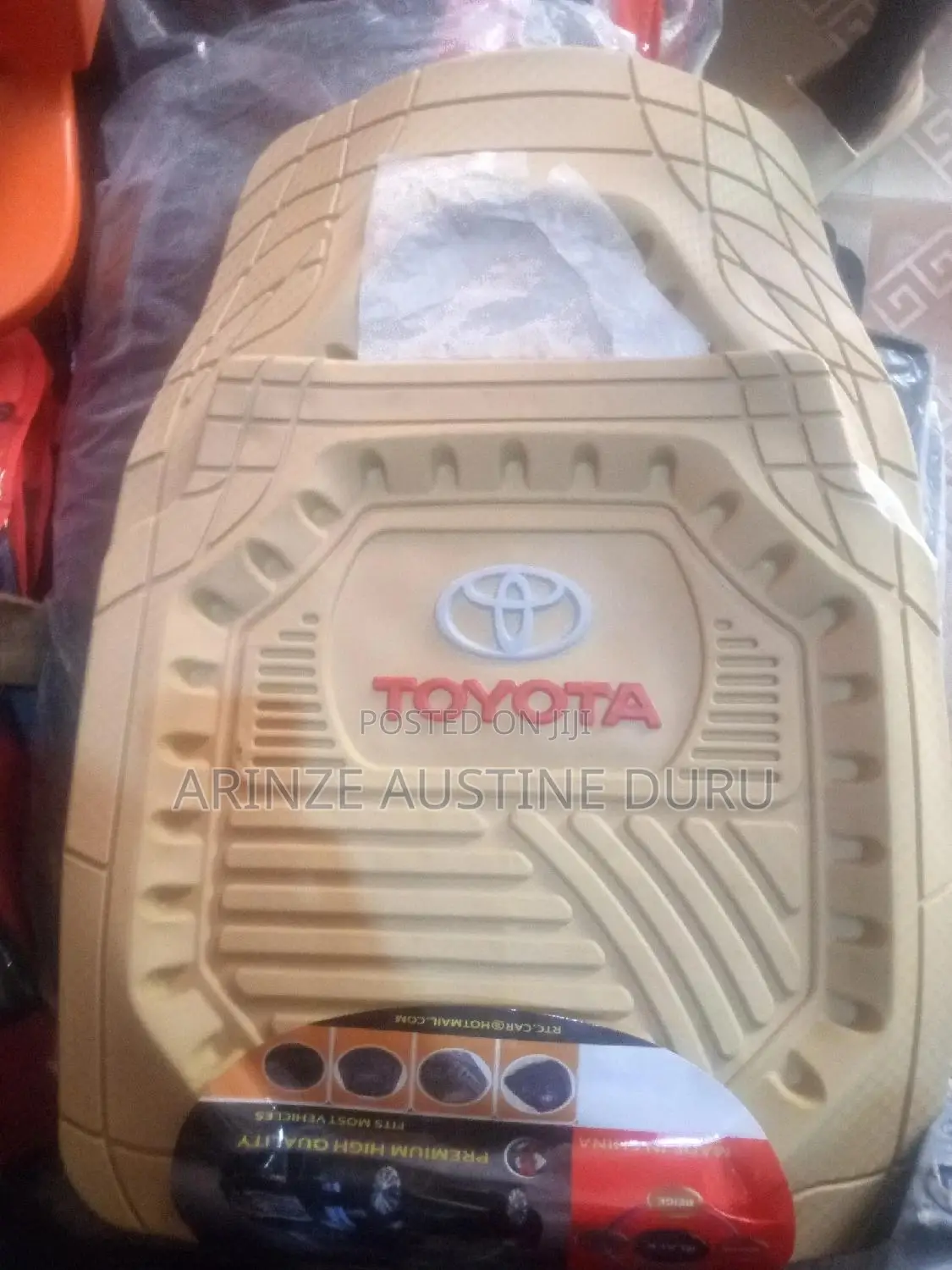 Toyota Cup Floor Mat Milk Color