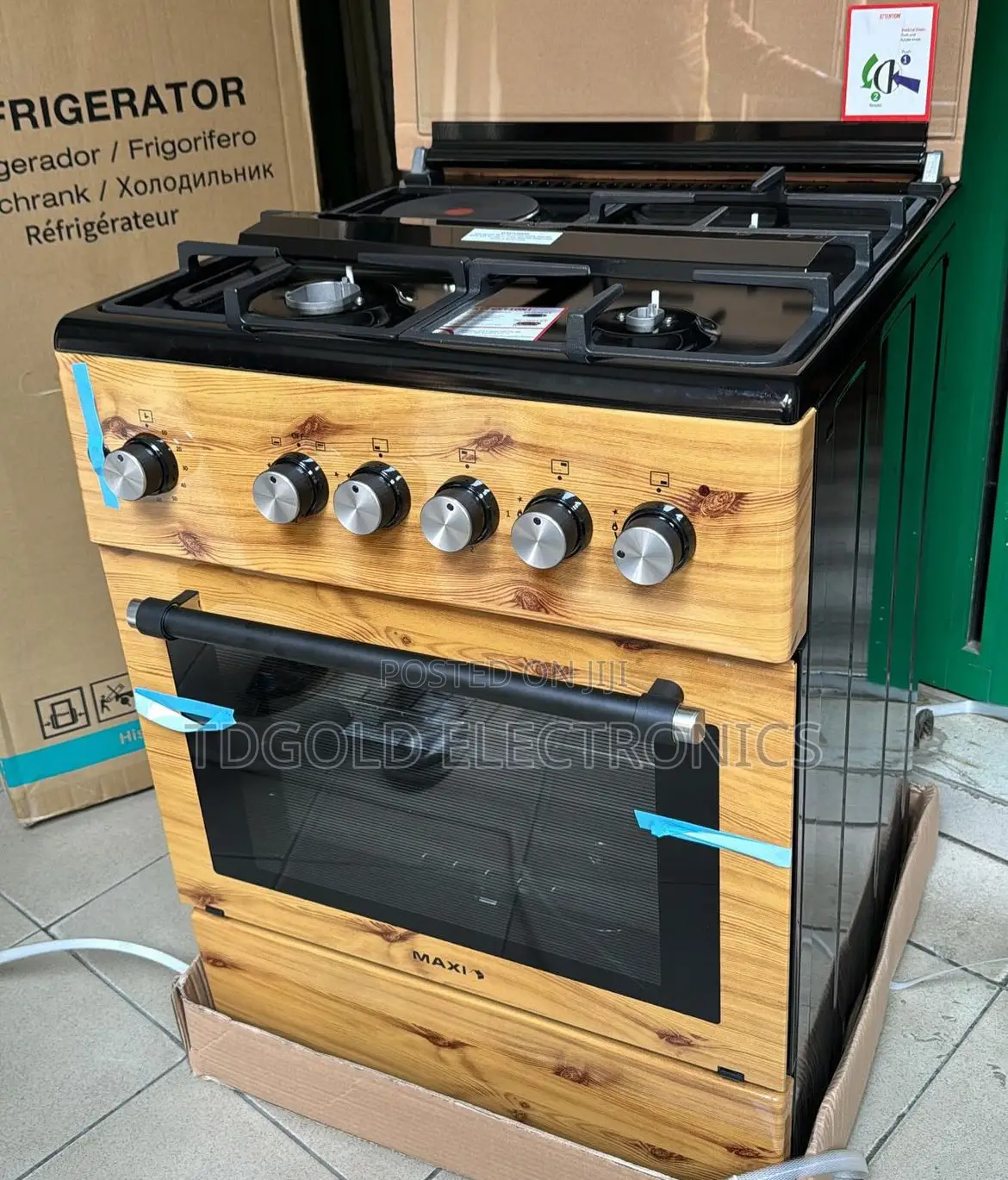 Maxi 60/60 3 Gas 1 Electric Gas Cooker