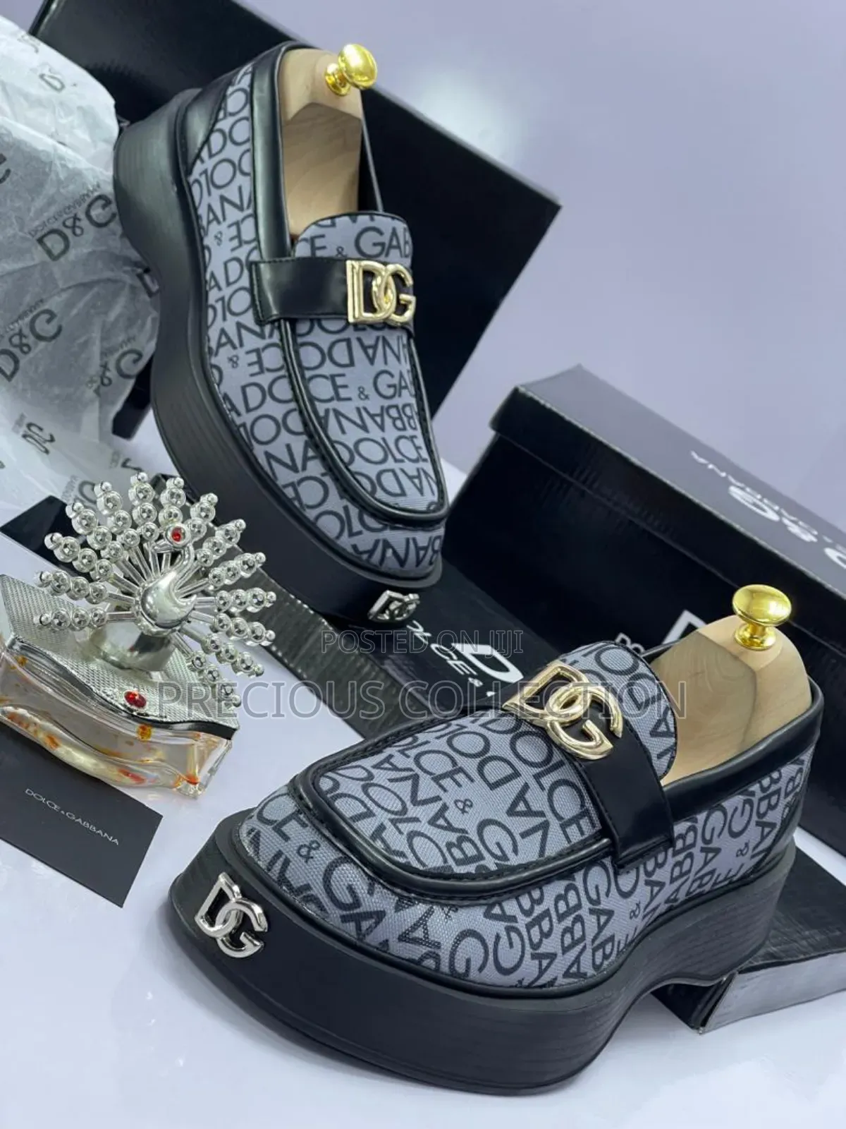 Men's Dolce and Gabbana Band Double Sole Loafers