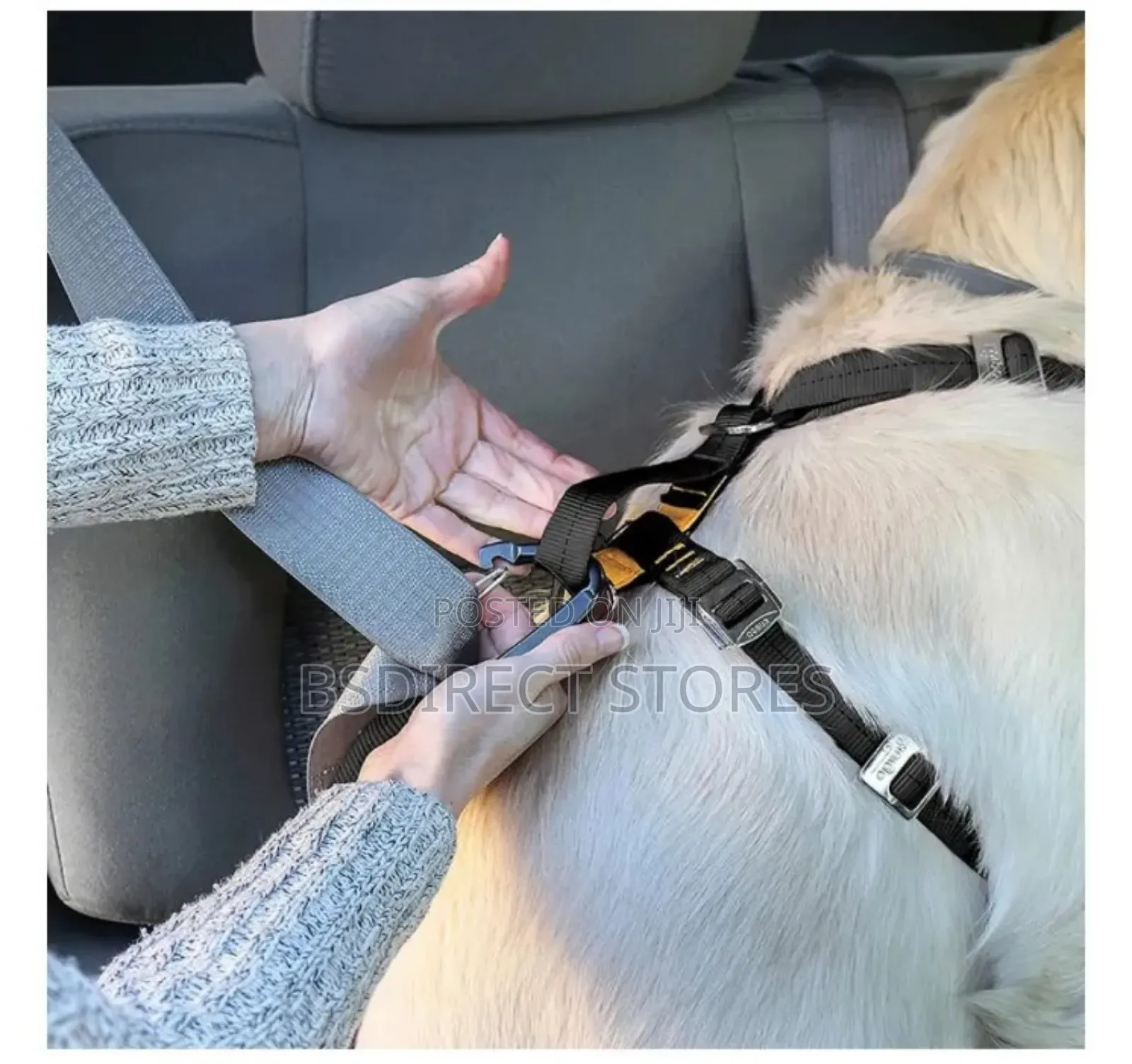 Kurgo MEDIUM Tru-Fit Car Safety Dog Harness With Seat Belt