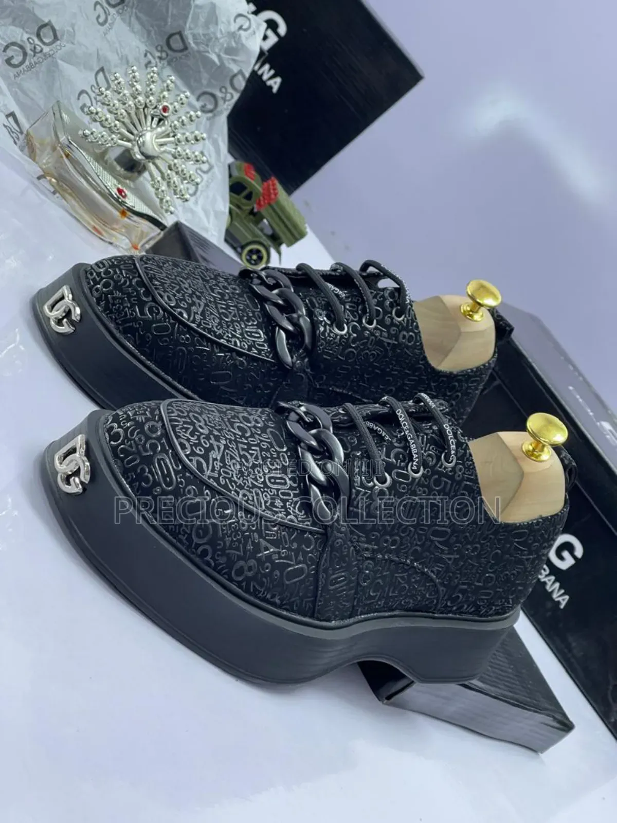 Men's Dolce and Gabbana Imprint Double Sole Loafers