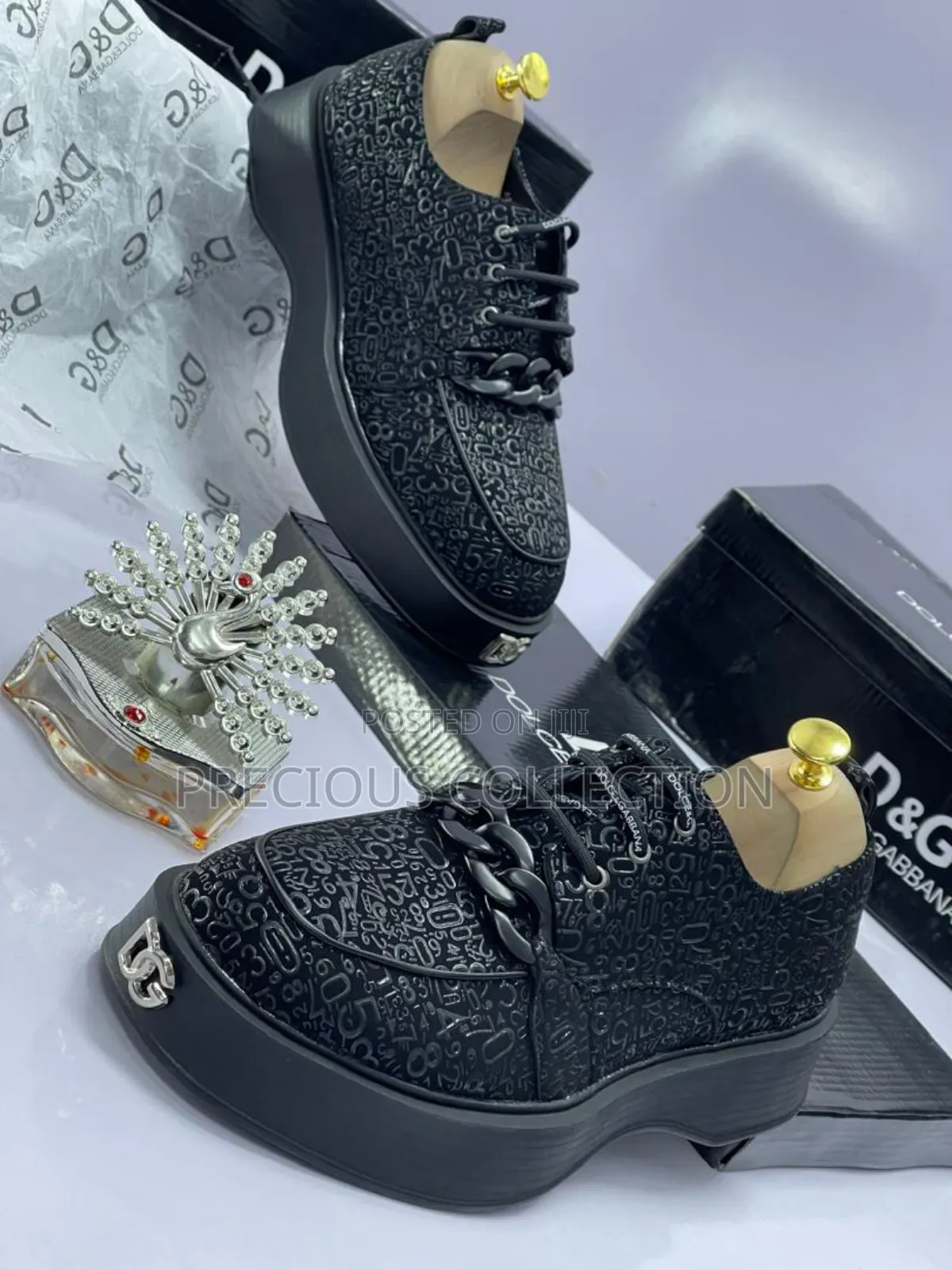 Men's Dolce and Gabbana Imprint Double Sole Loafers