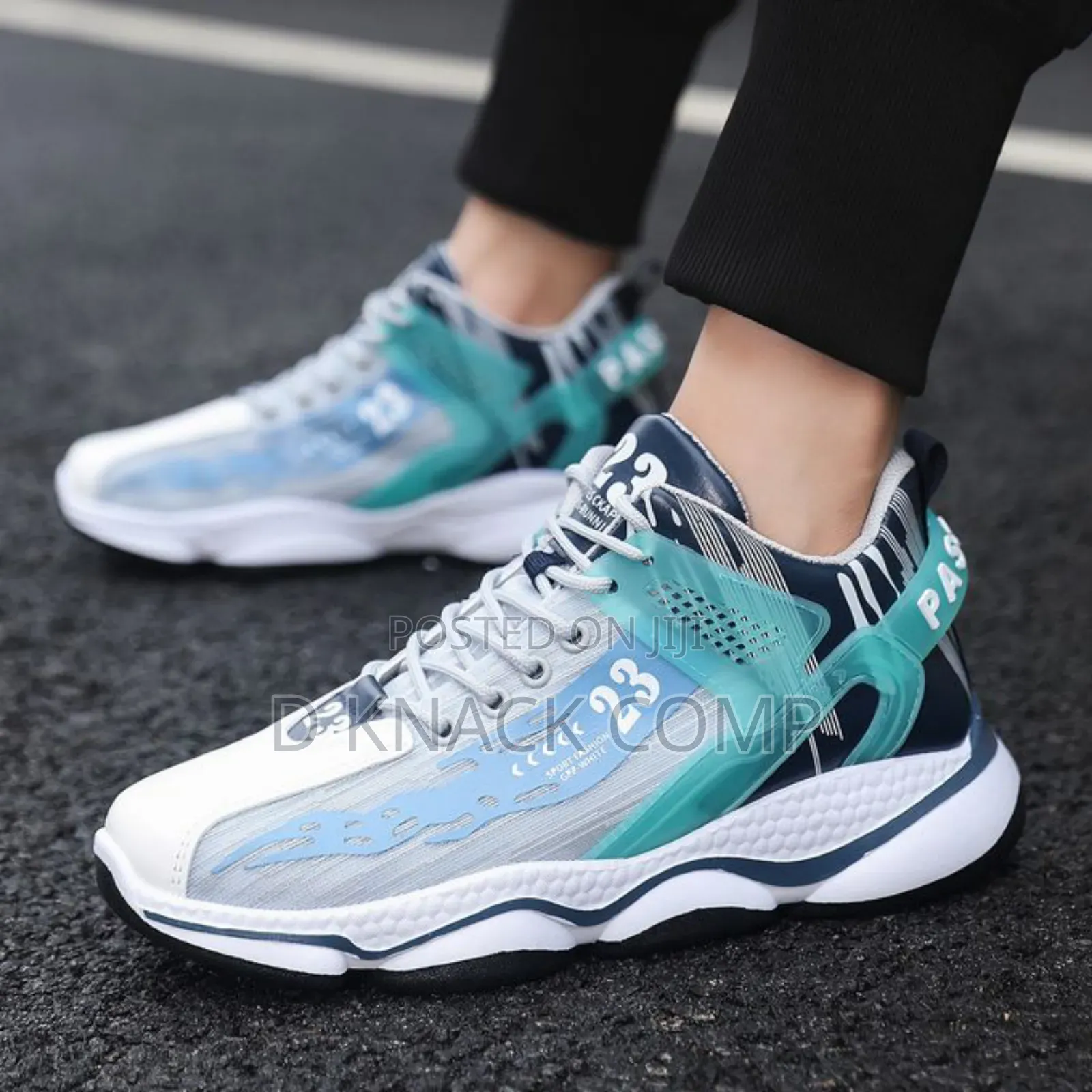 Casual Shoes Running Sneakers Green - Size 42 Only