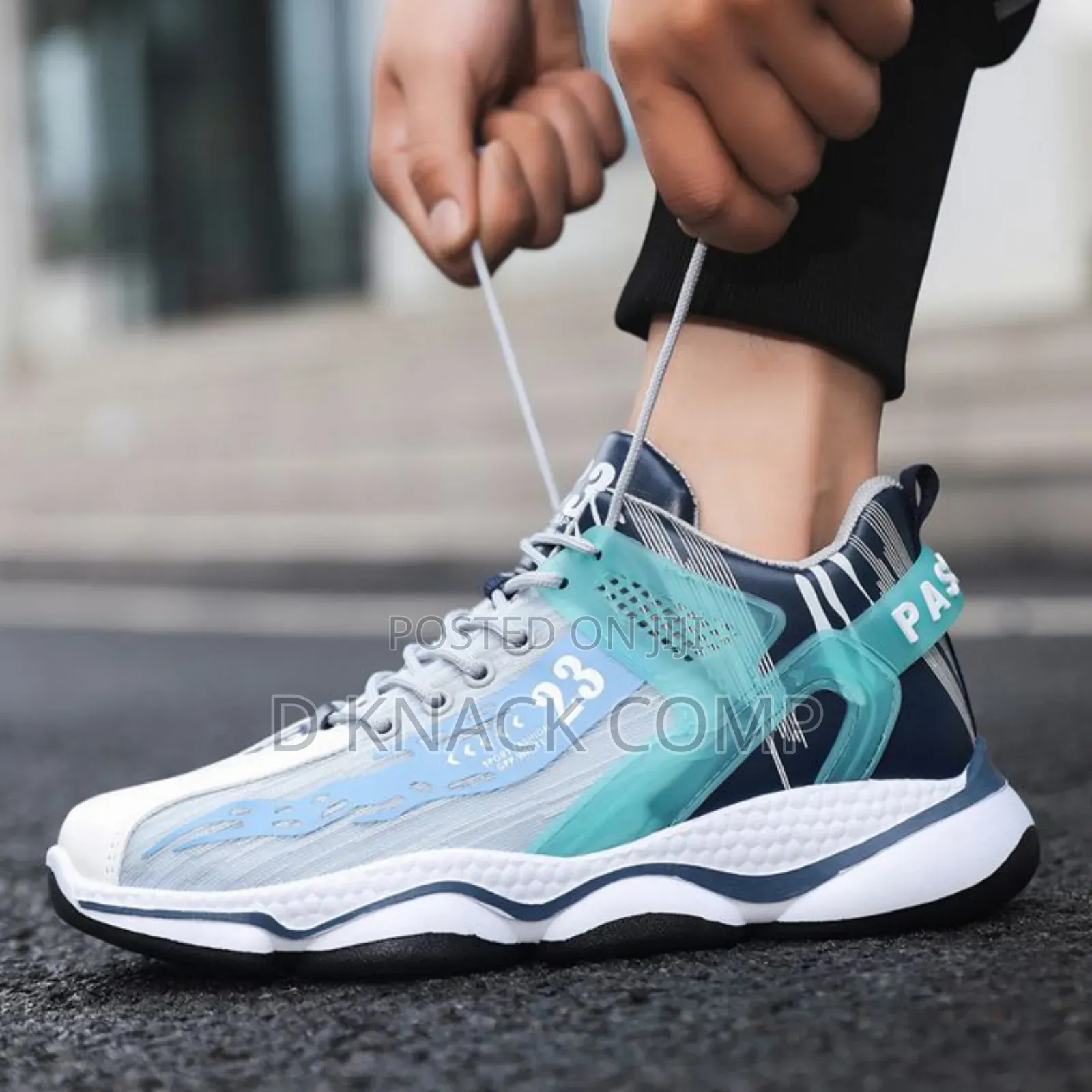 Casual Shoes Running Sneakers Green - Size 42 Only