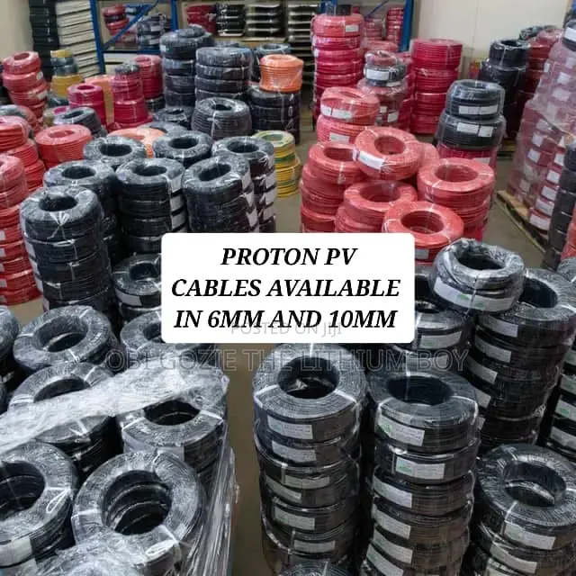 Solar Wire All Size 4mm 2core Shielded,6mm, 10mm,16mm, 25mm