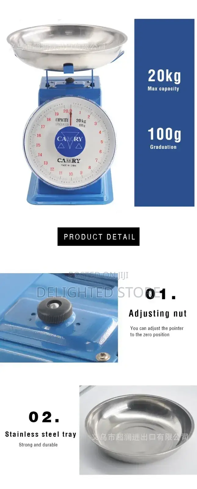 Mechanical Kilogram Weighing Scale for Food Stuffs