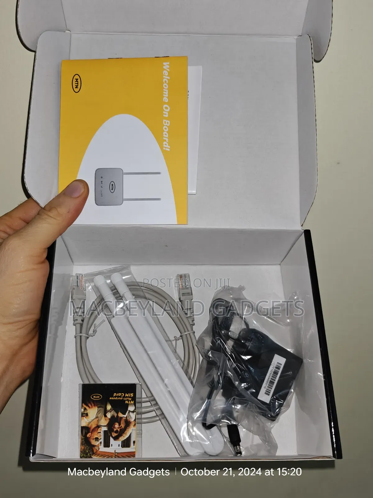 MTN Unlocked Router Without Power Bank.
