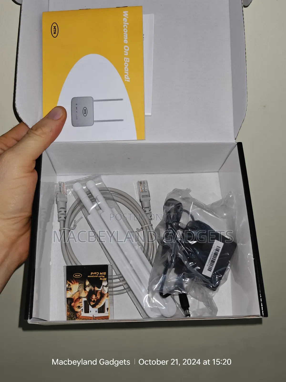 MTN Unlocked Router Without Power Bank.