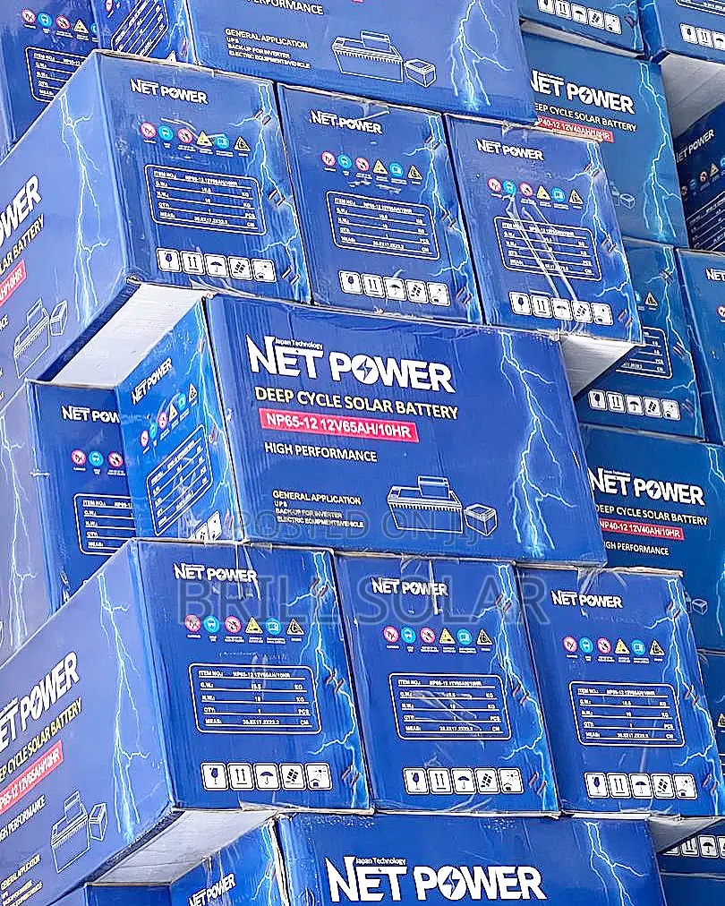12v-65ah Net Power Solar Gel Battery