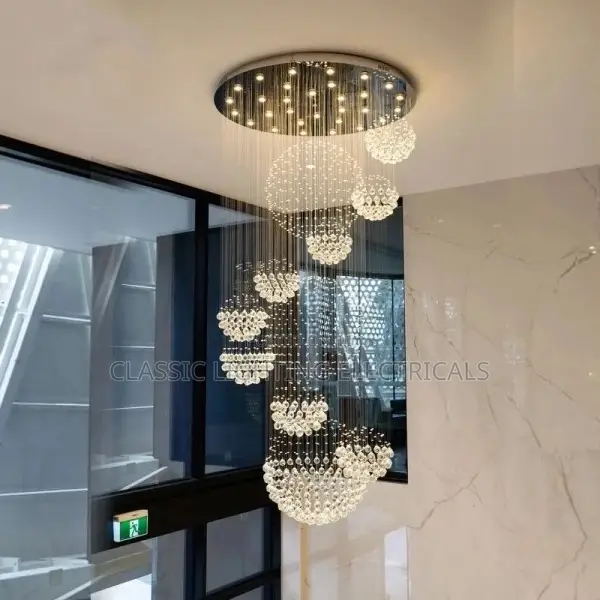Crystal Chandelier Modern Large Led Pendant Light