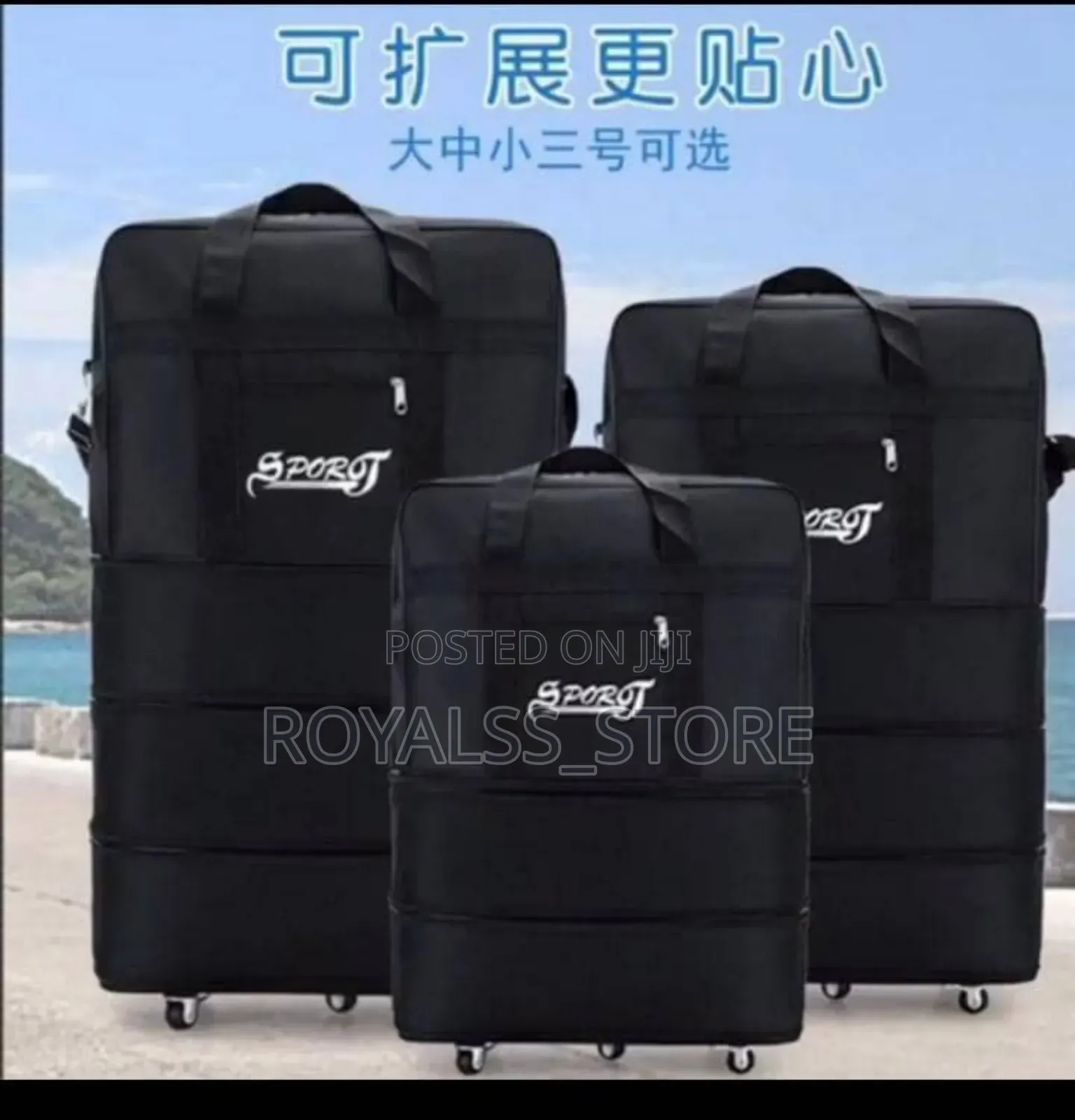 Collapsible High Quality Luggage Bag With Multi-Directional