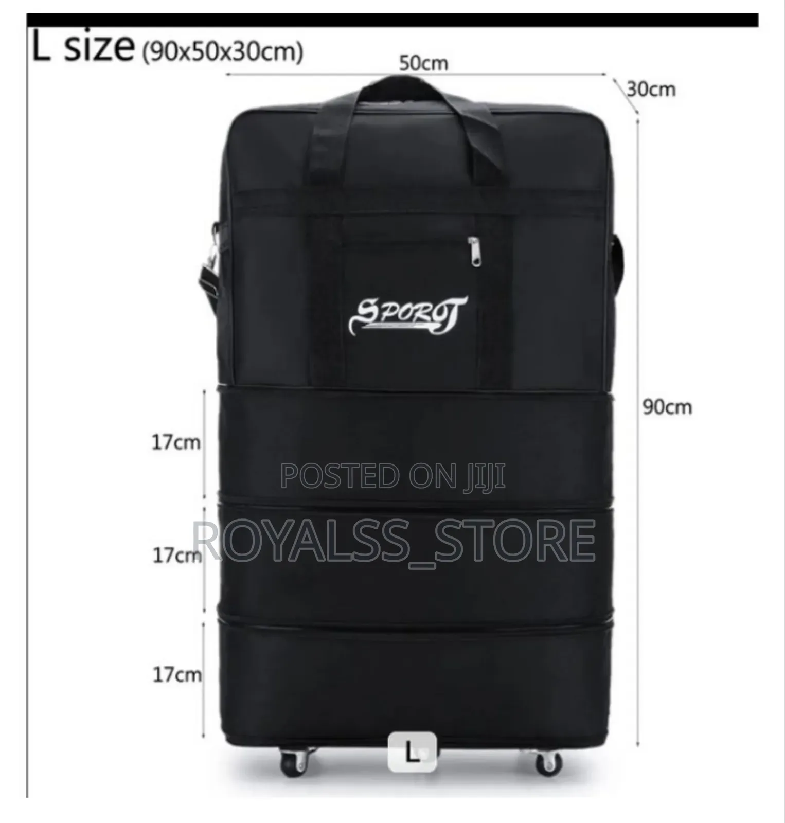 Collapsible High Quality Luggage Bag With Multi-Directional