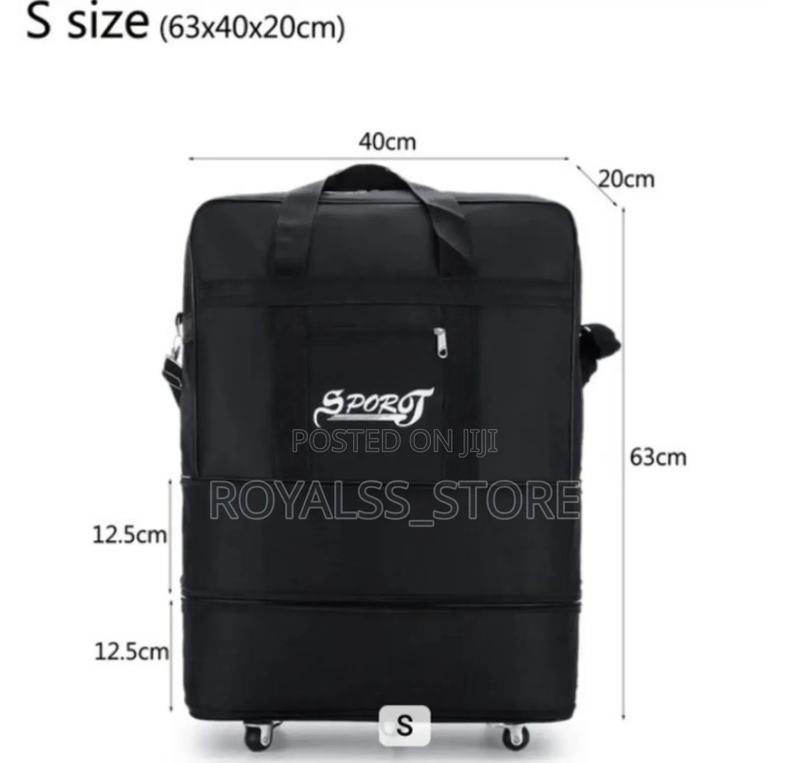 Collapsible High Quality Luggage Bag With Multi-Directional