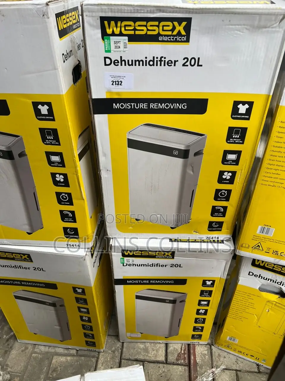 Wessex 20l Digital Dehumidifier