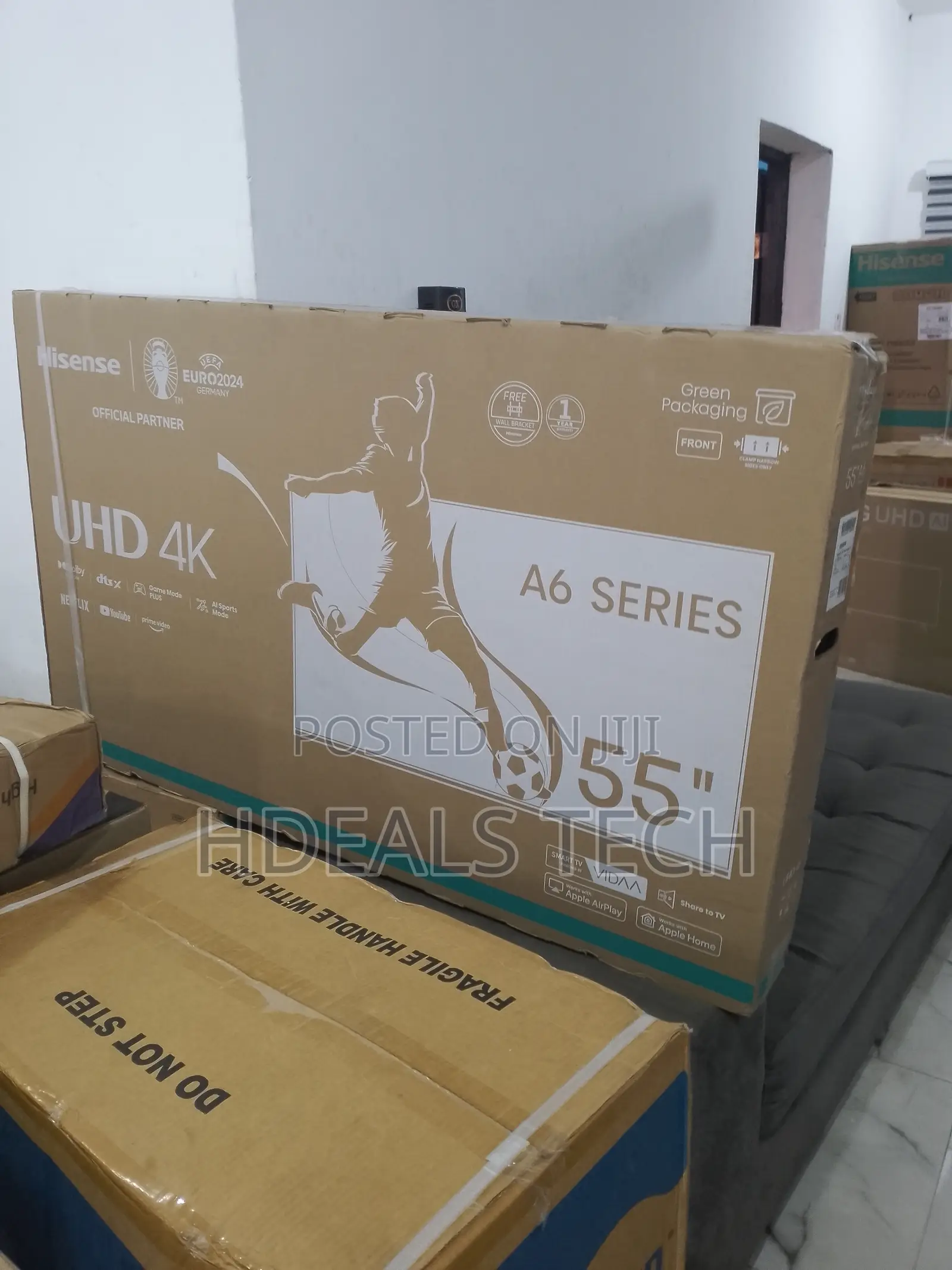 Usuper-Power Hd Smart Tv - 55a6ktuk < Hisense 55 Inches