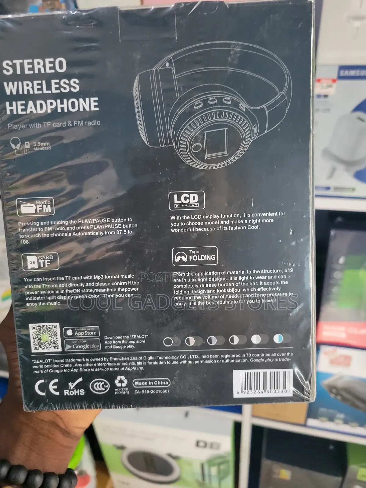 Zealot B19 Wireless Bluetooth Headset Stereo Headphones