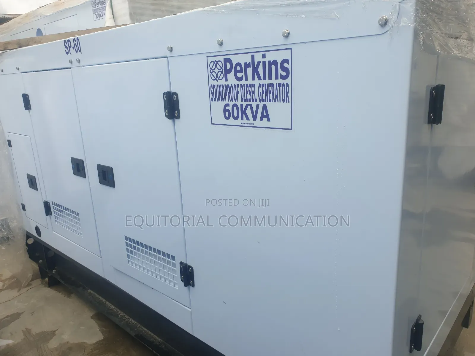 Air Cooling System 60kva Perkins Soundproof Diesel Generator