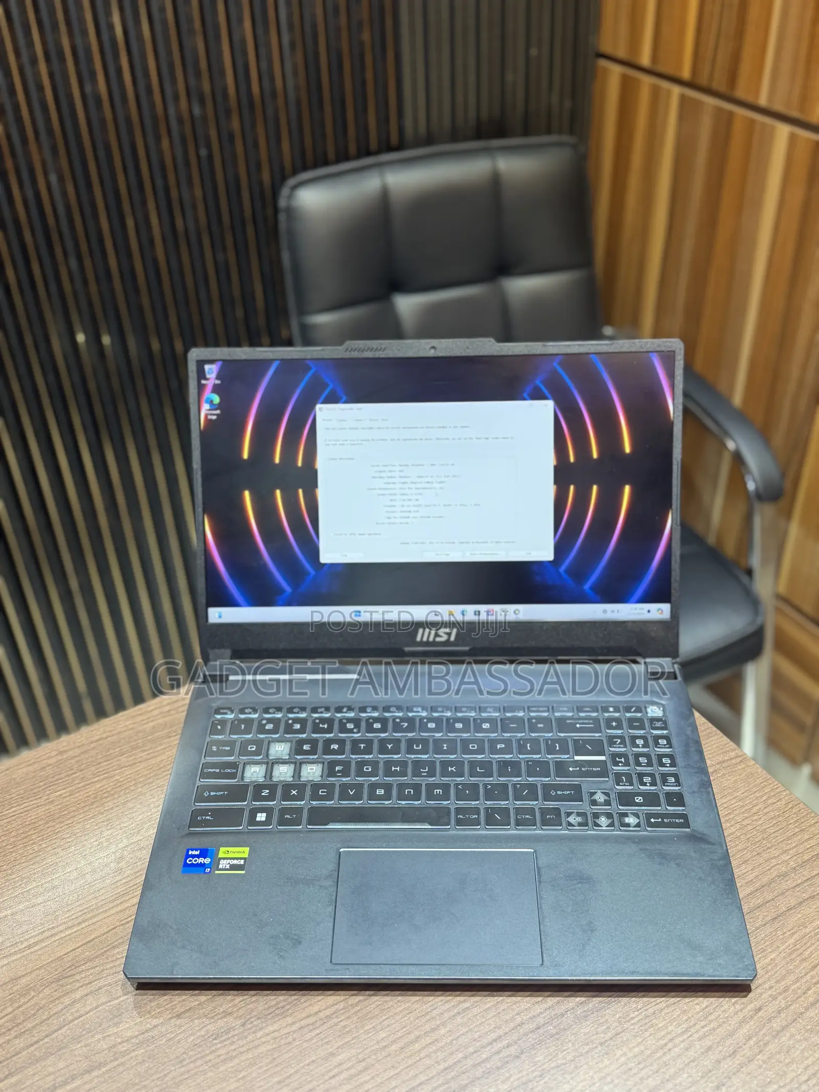 Laptop MSI 16GB Intel Core I7 SSD 512GB