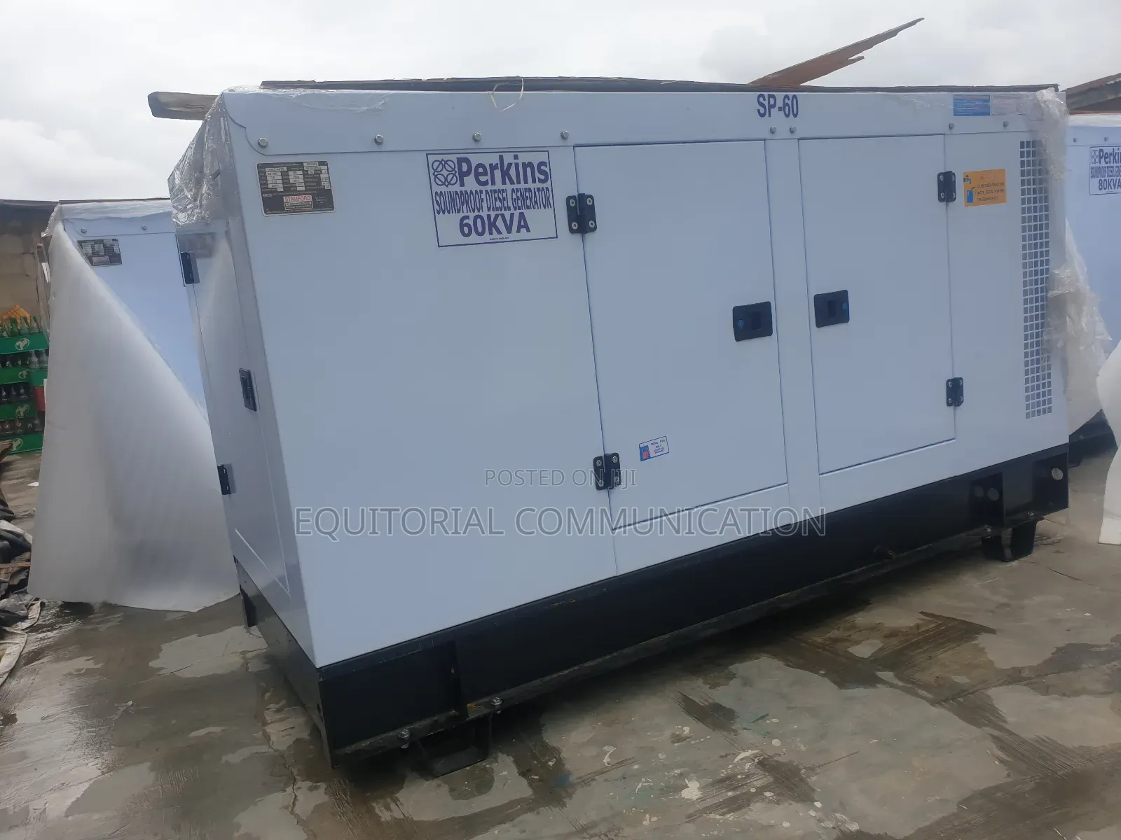 60kva Perkins(White) Soundproof Diesel Generator