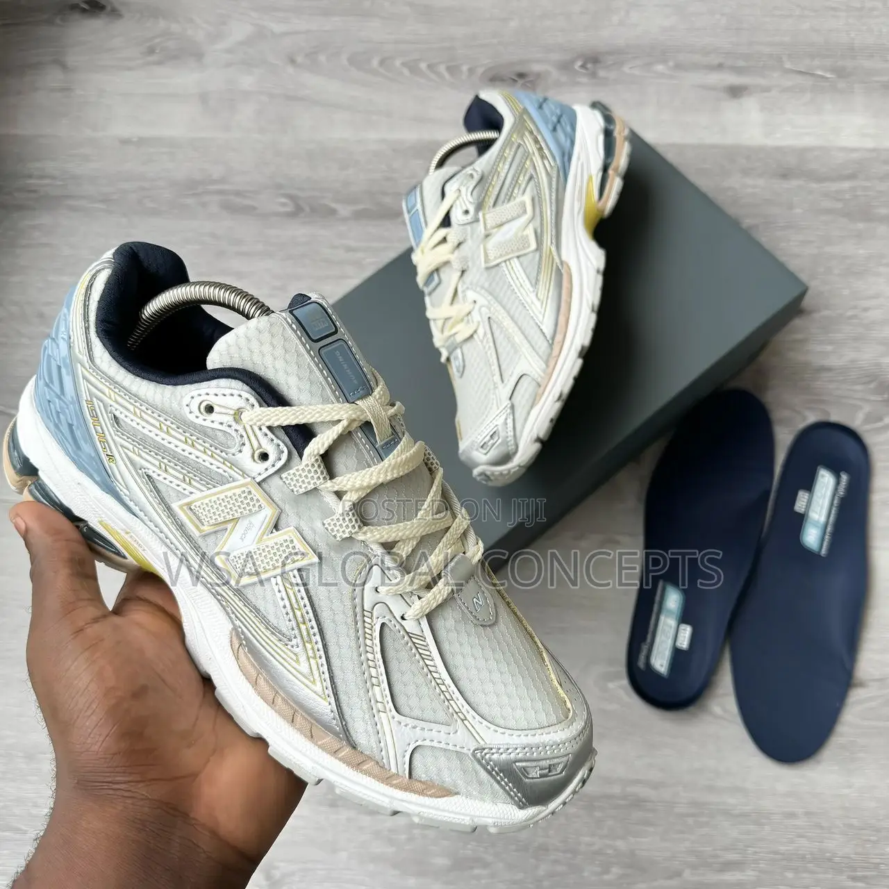 Kith X New Balance 1906R White Blue