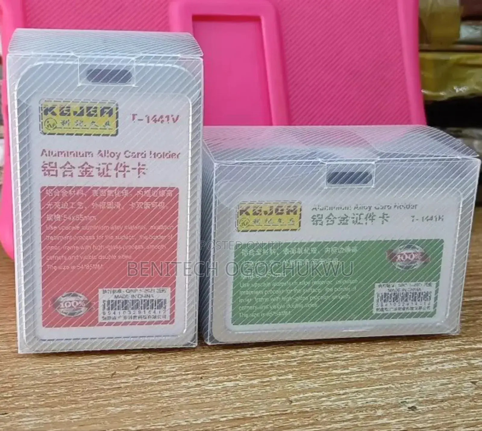 Aluminium Alloy Card Holders(By 12pcs)