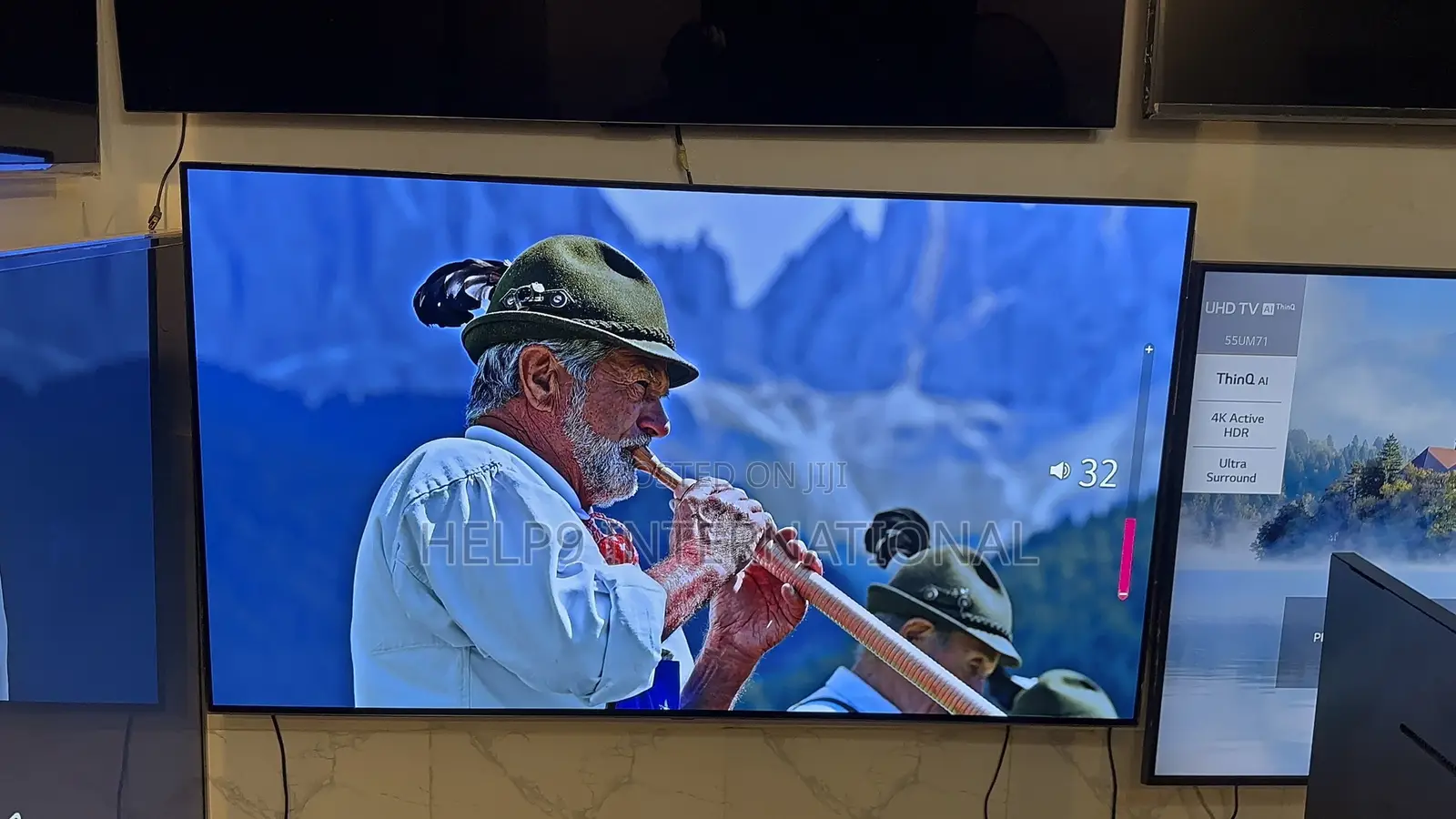 Slim Body LG 55" Oled 4K Smart TV With Thinq AI