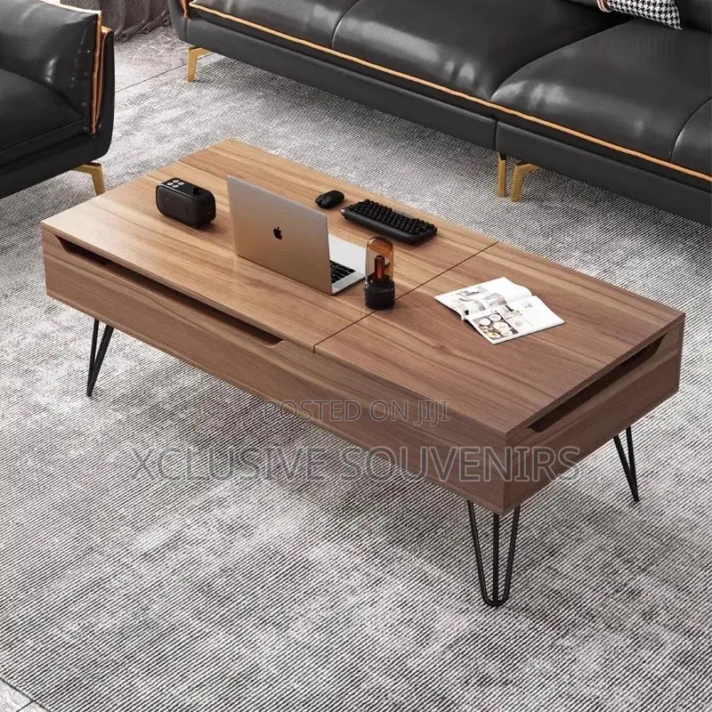 Modern Multifunction Wood Lift Top Coffee Table
