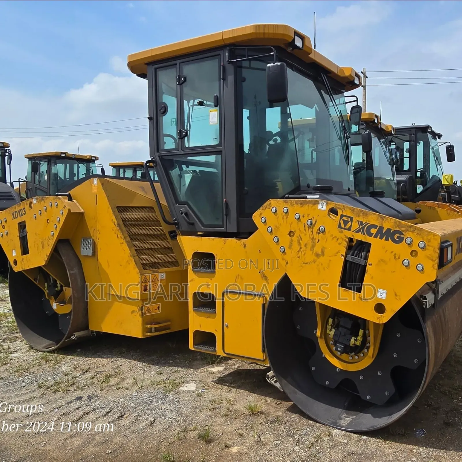 Brand New XCMG Xd123 Vibratory Roller