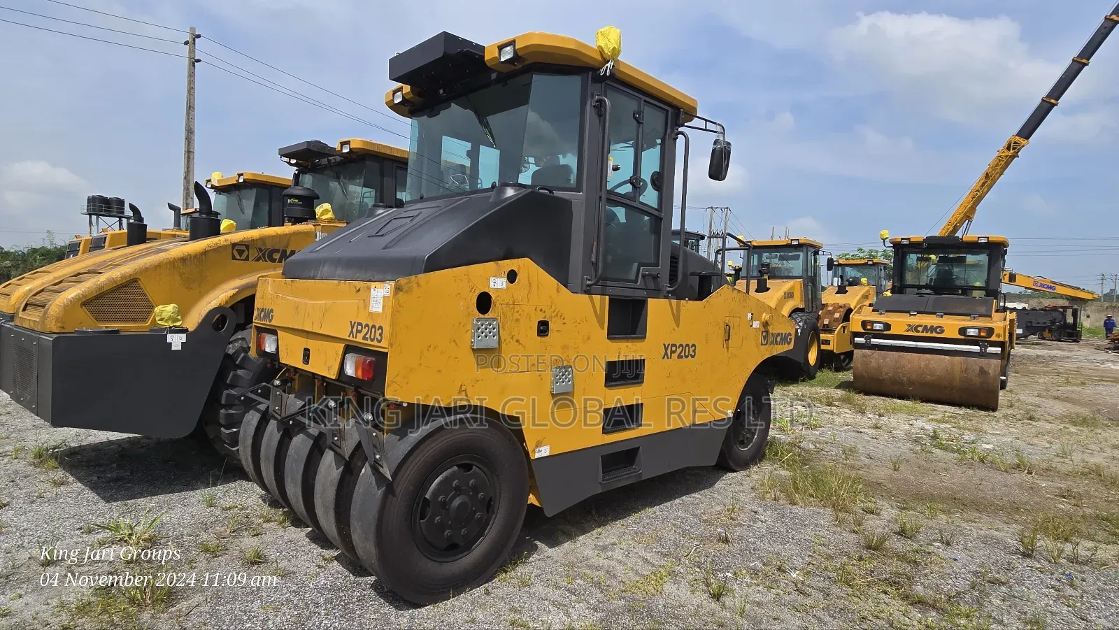 Brand New XCMG Pneumatic Tyre Roller