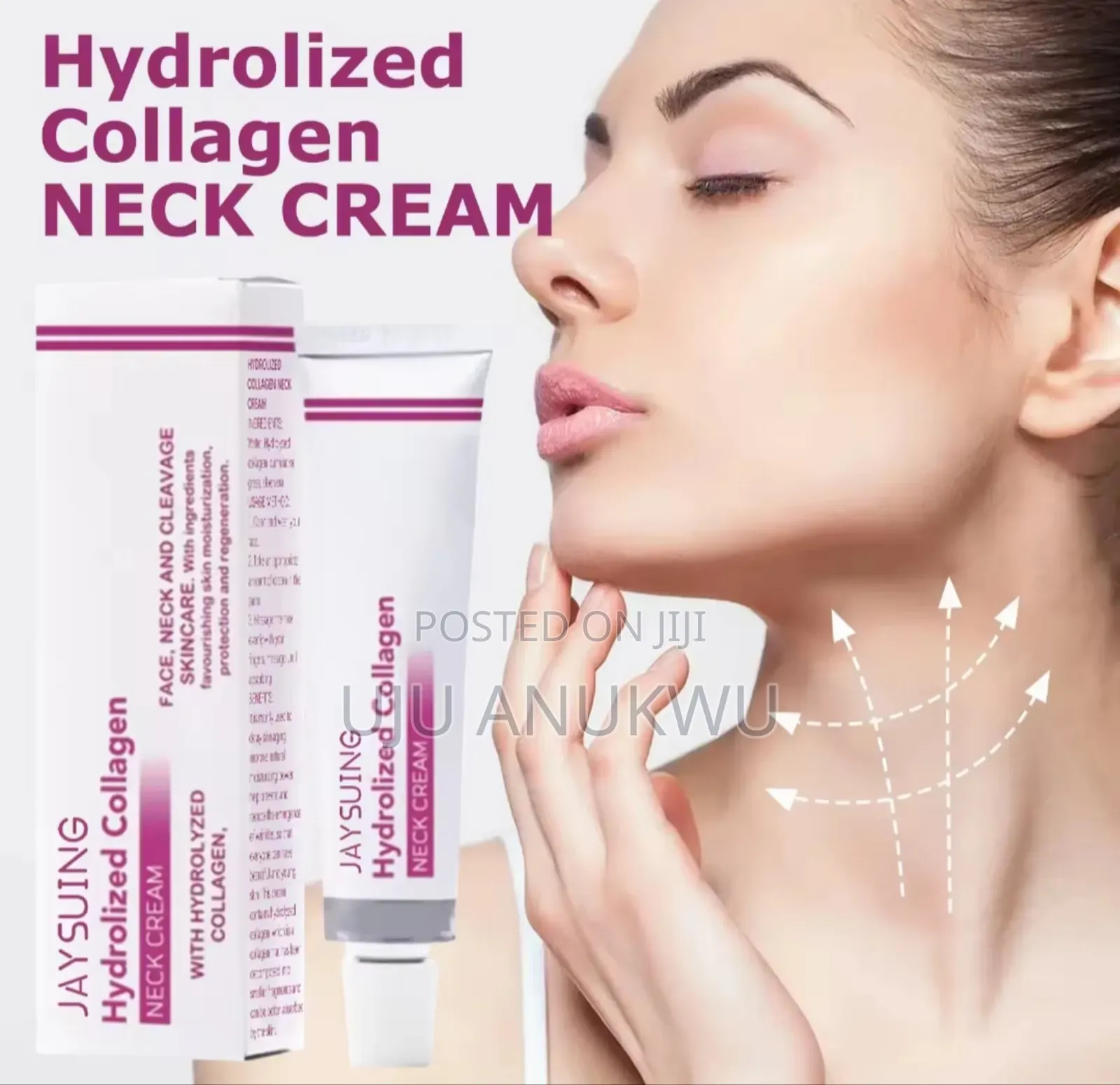 Hydrolyzed Collagen Cream for Face and Neck