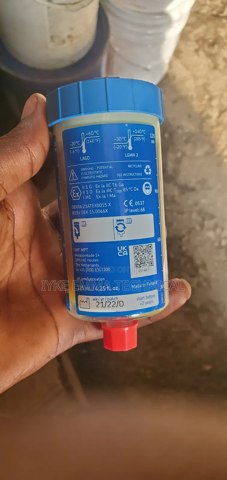 SKF LAGD 125/Wa2 Automatic Grease Lubricator