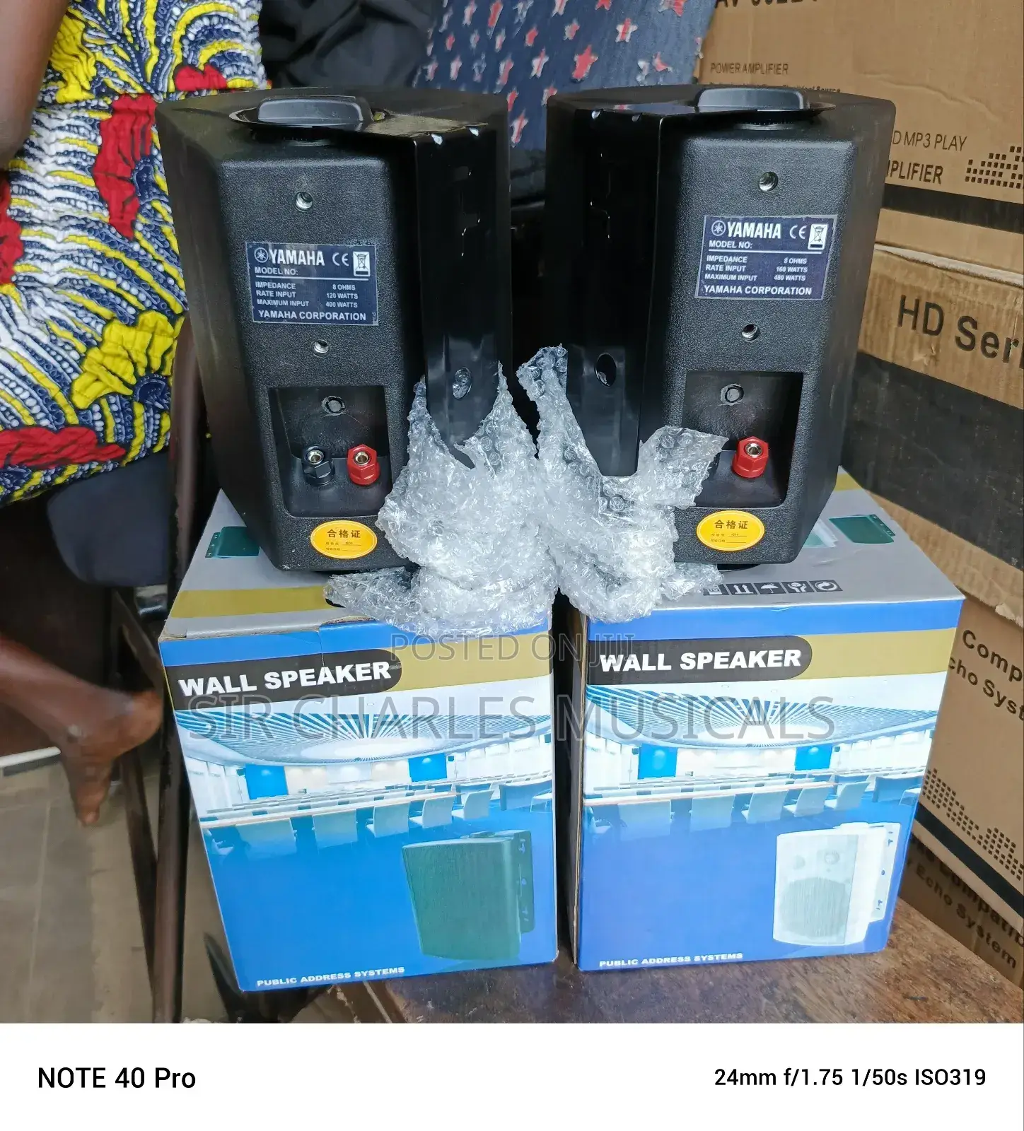 High Quality Yamaha 2ways Wall Mount Speaker
