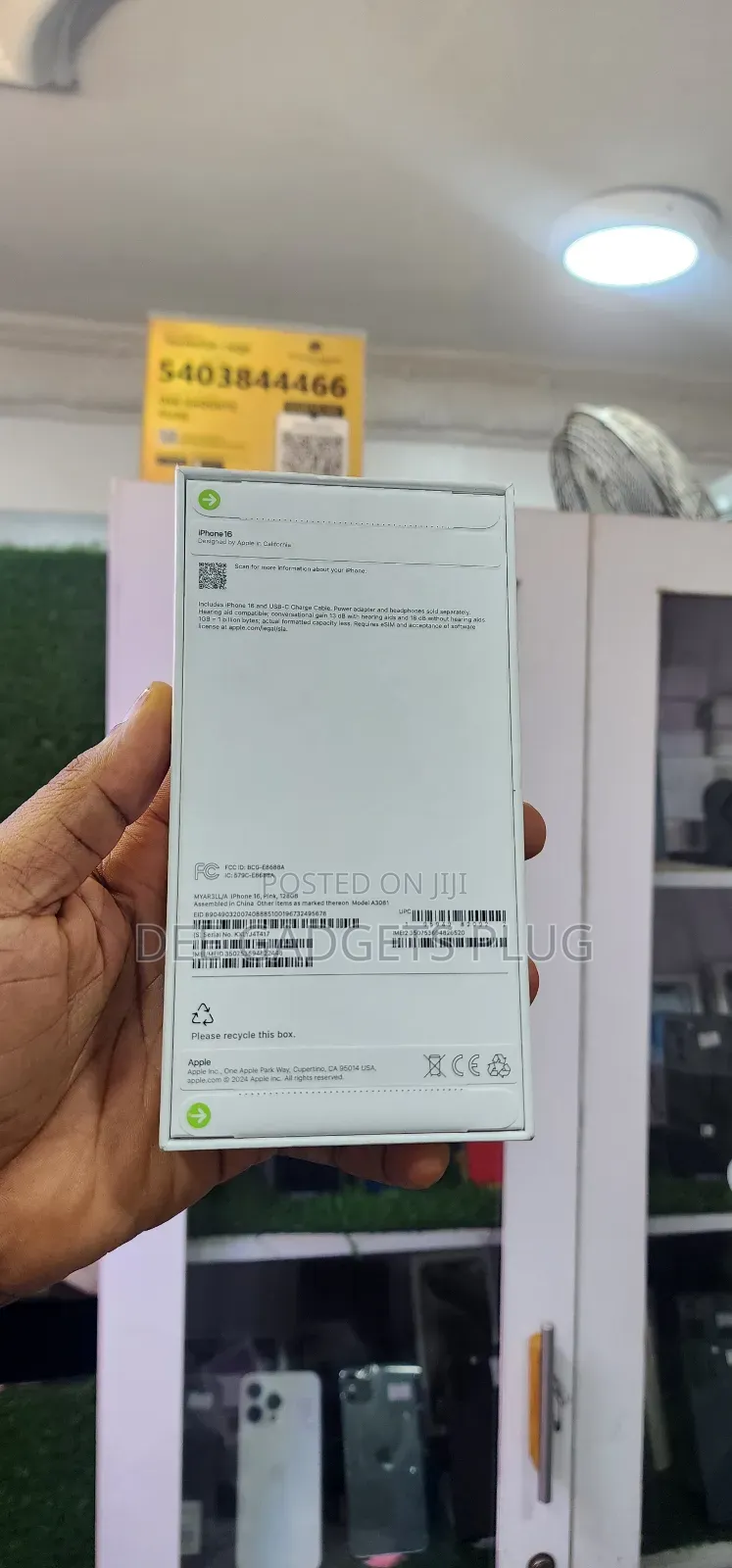 New Apple iPhone 16 128 GB Pink