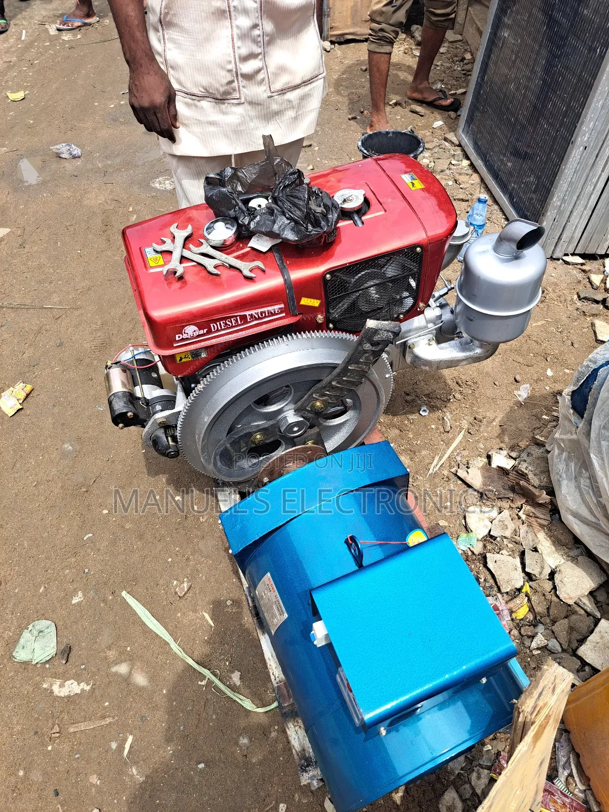 {}{}Demar Diesel Gen 1115 Engine With 15kva Alternator Coil